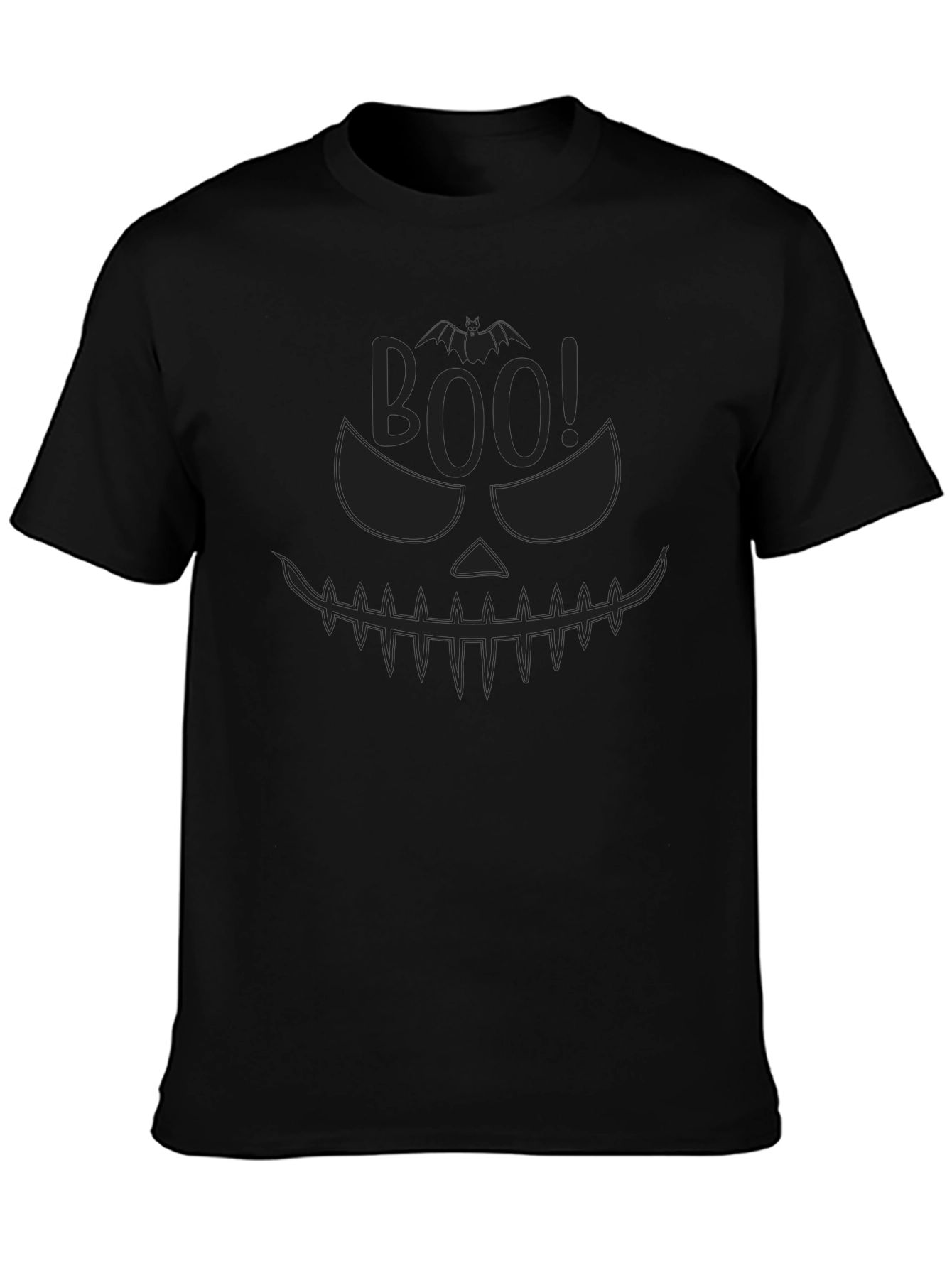 Spooky Boo! Pumpkin Face Graphic Tee
