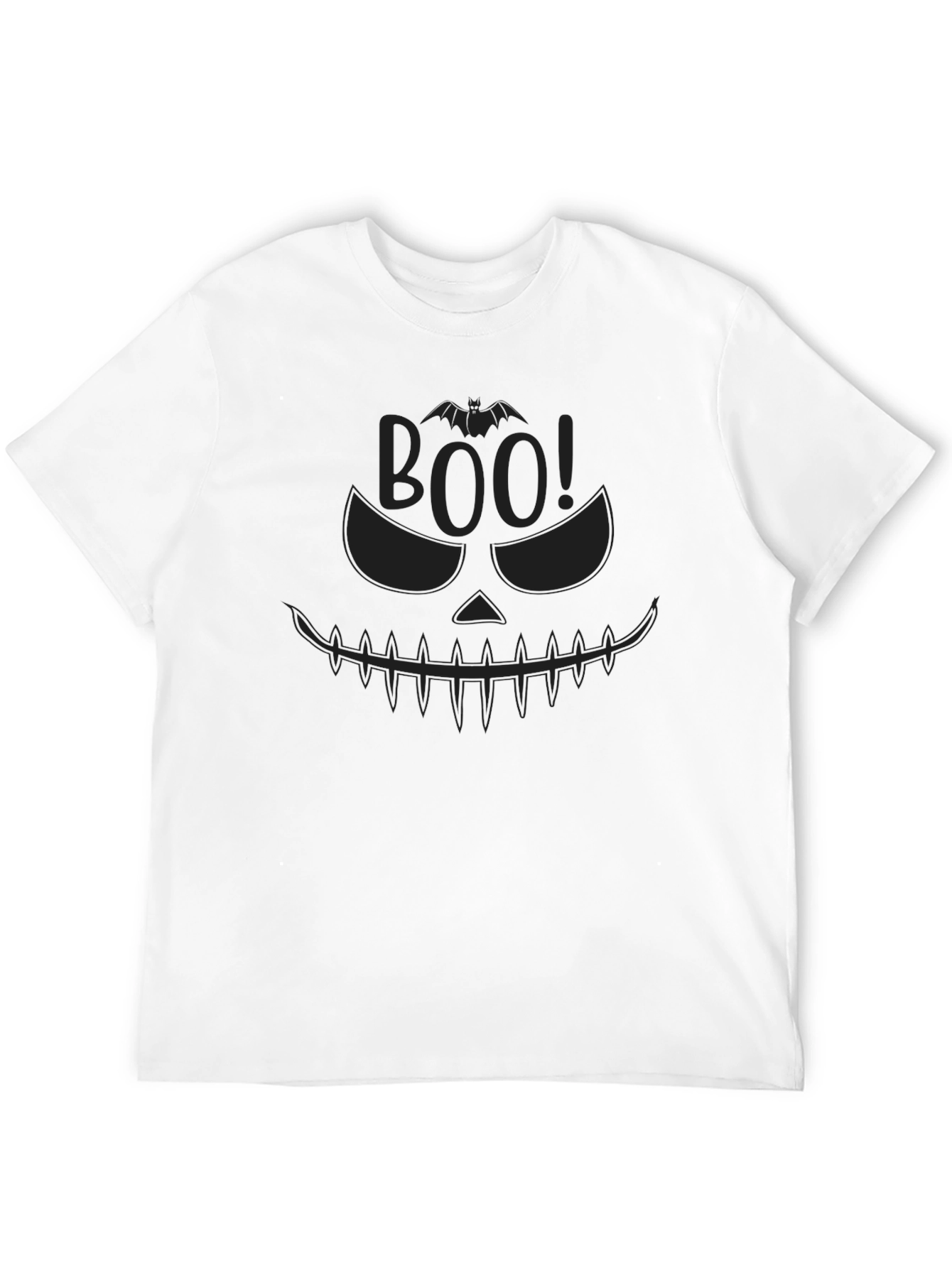 Spooky Boo! Pumpkin Face Graphic Tee