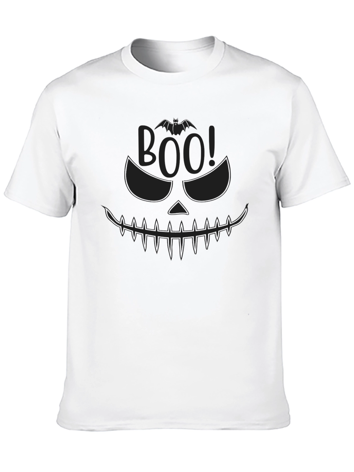 Spooky Boo! Pumpkin Face Graphic Tee