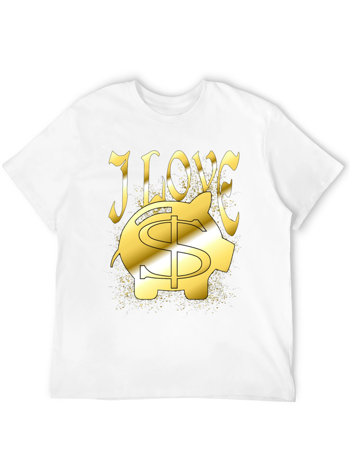 I Love Money Piggy Bank T-Shirt