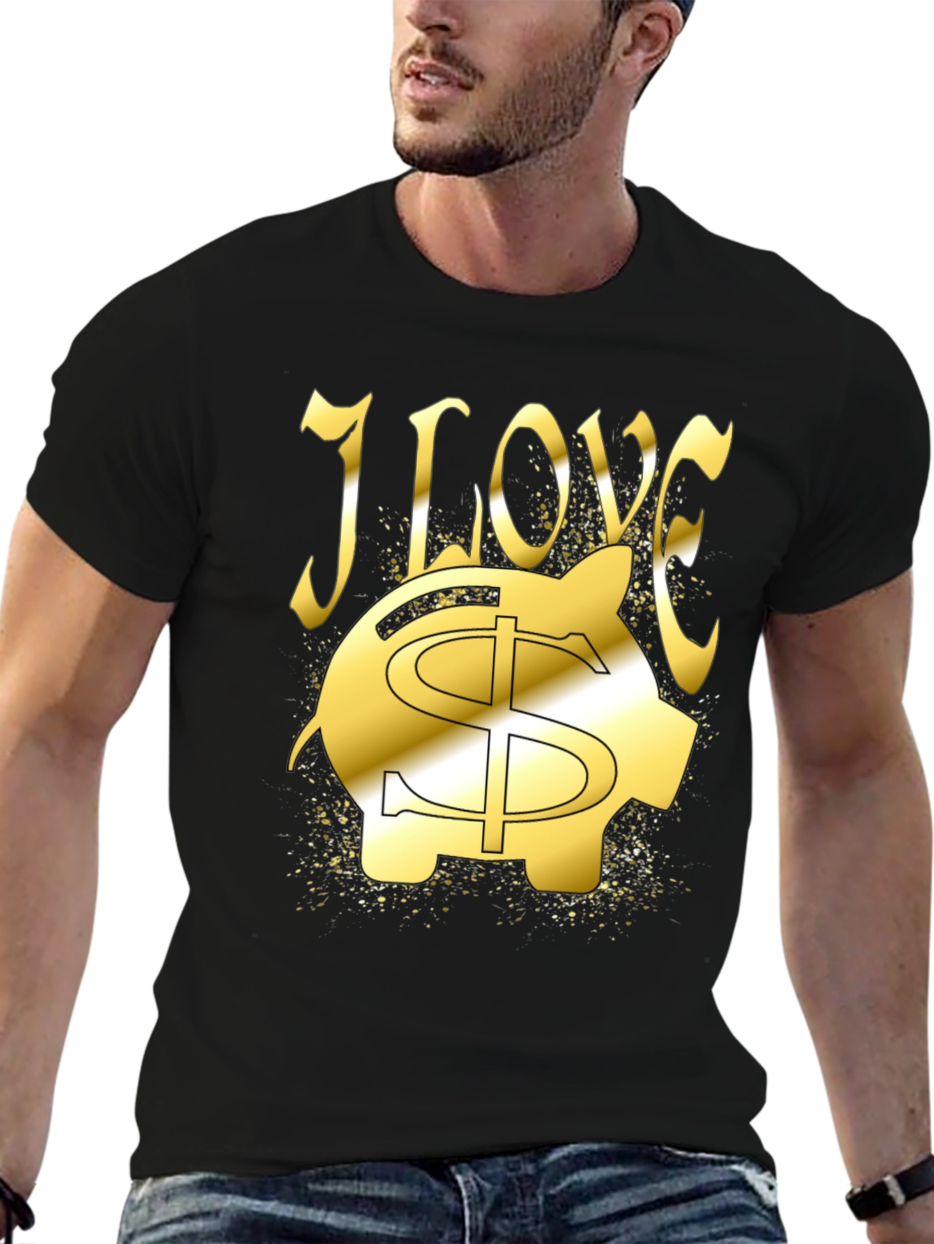 I Love Money Piggy Bank T-Shirt
