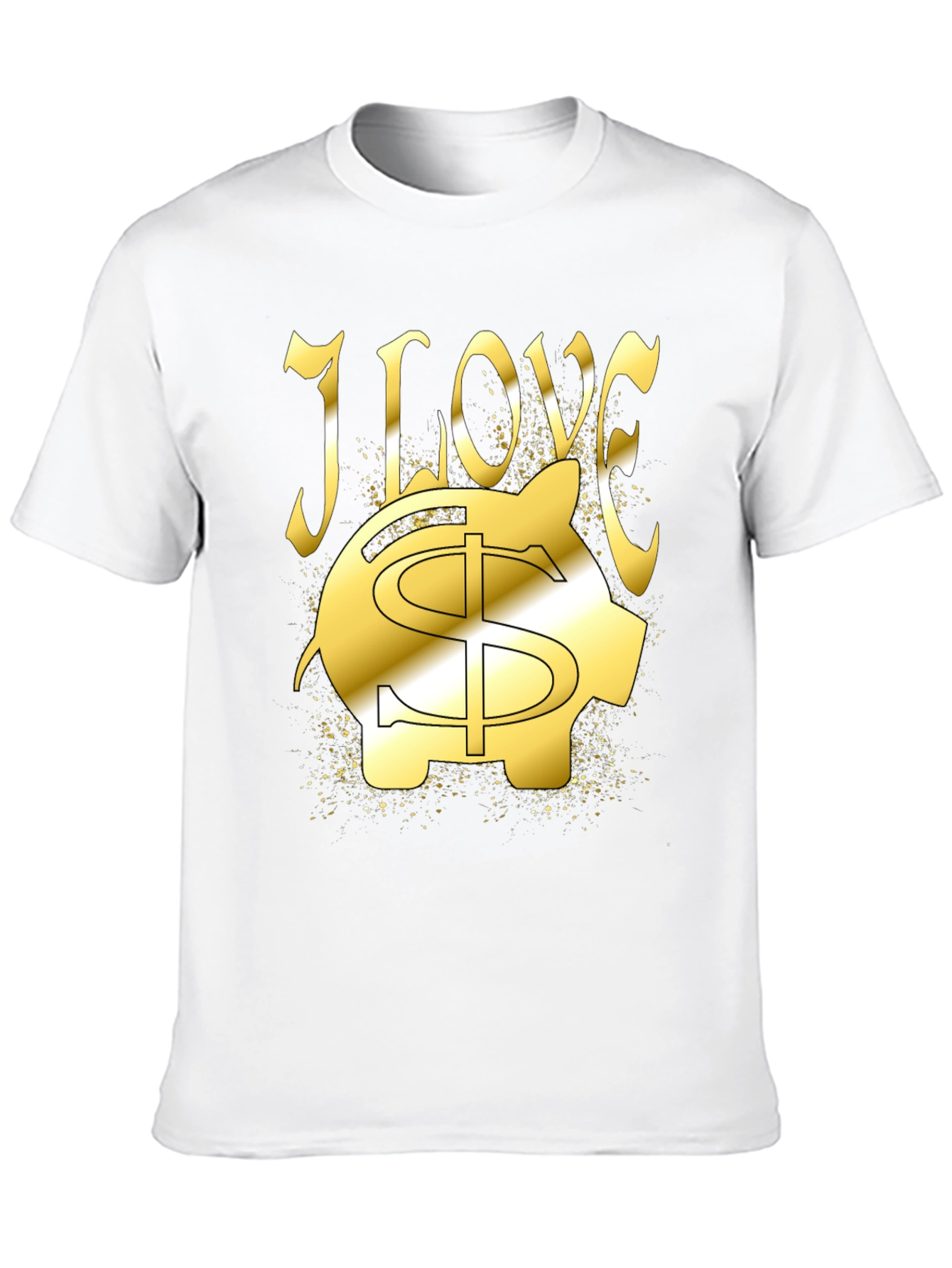 I Love Money Piggy Bank T-Shirt