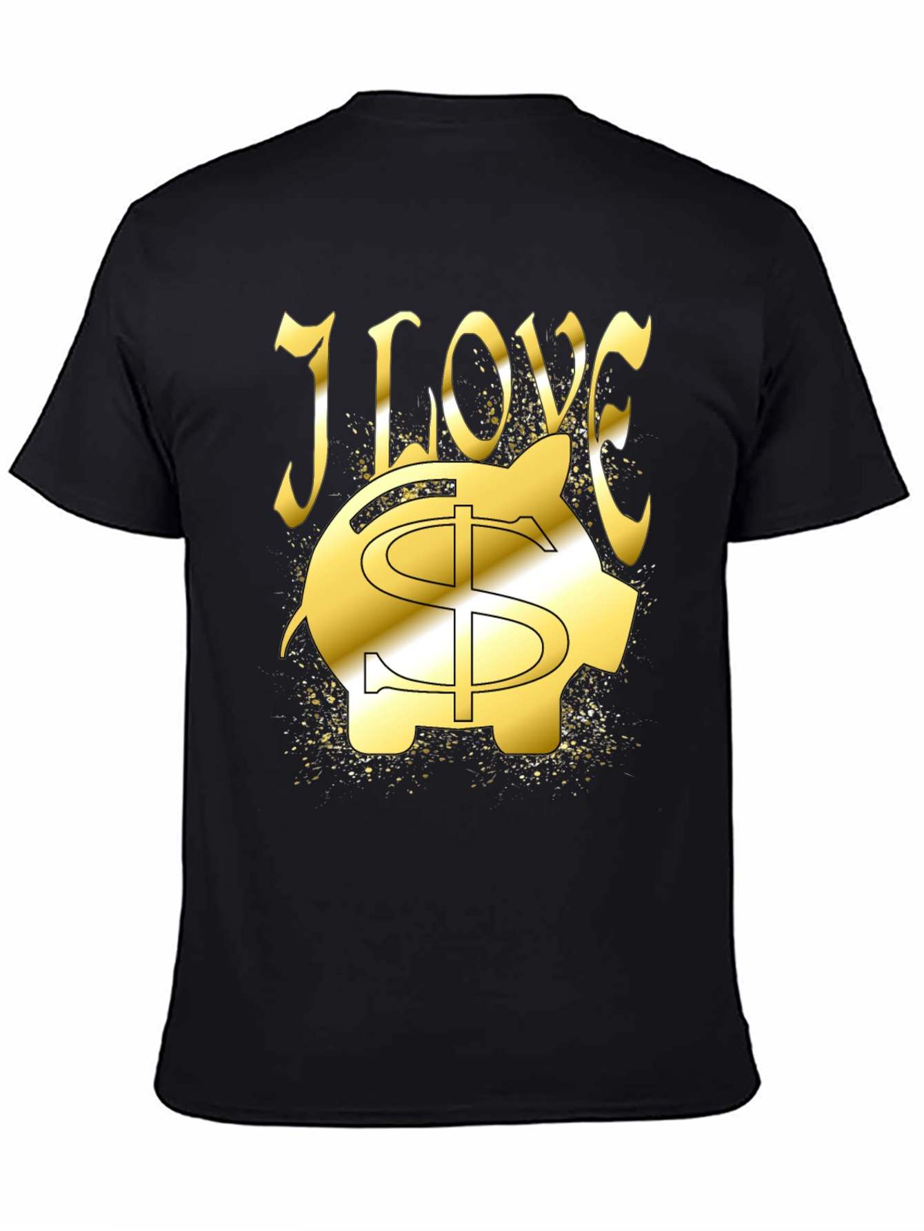 I Love Money Piggy Bank T-Shirt