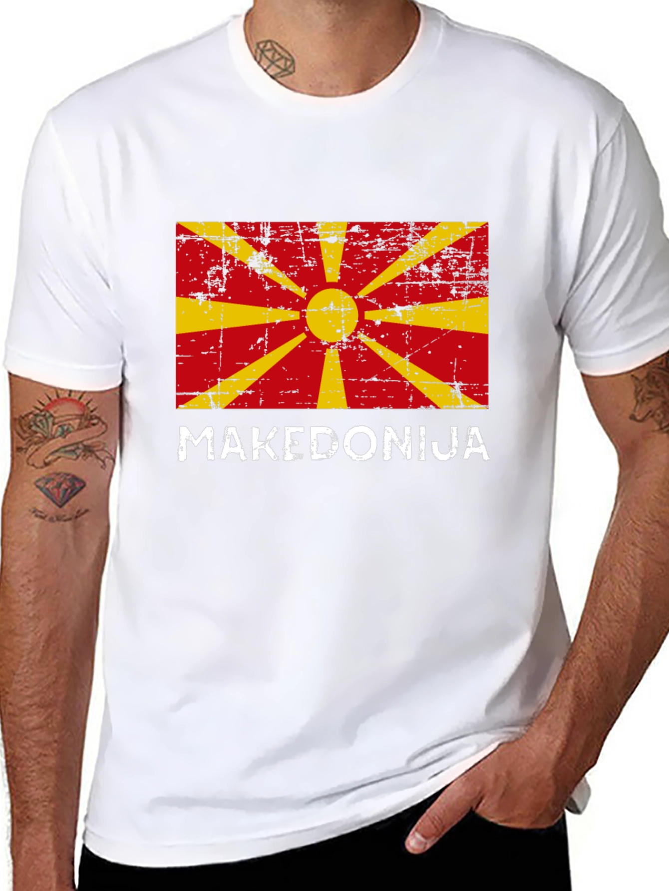 North Macedonia Flag T-Shirt
