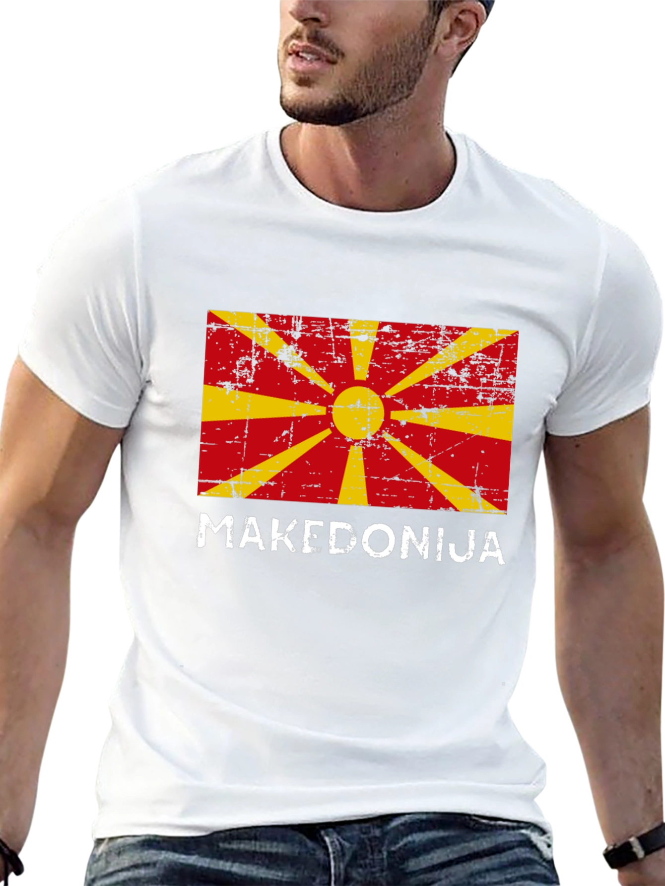 North Macedonia Flag T-Shirt