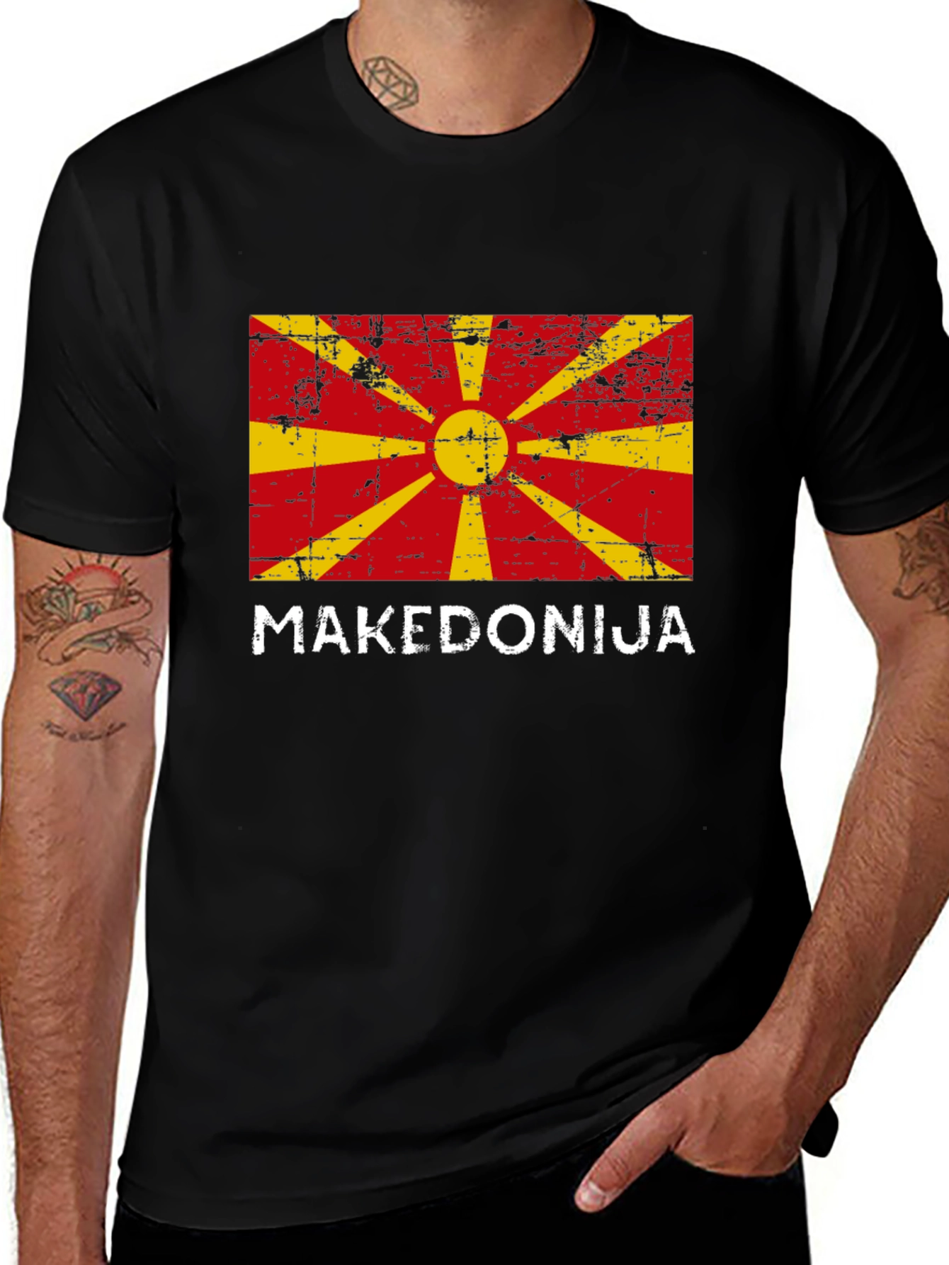 North Macedonia Flag T-Shirt