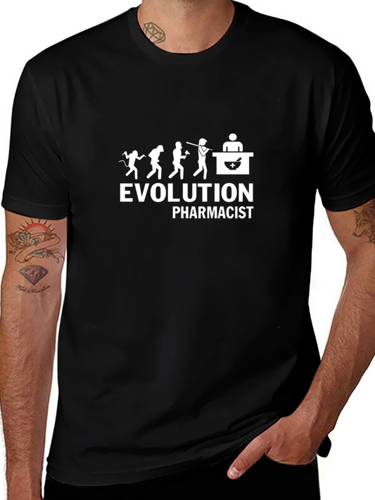 Evolution Pharmacist Black T-Shirt
