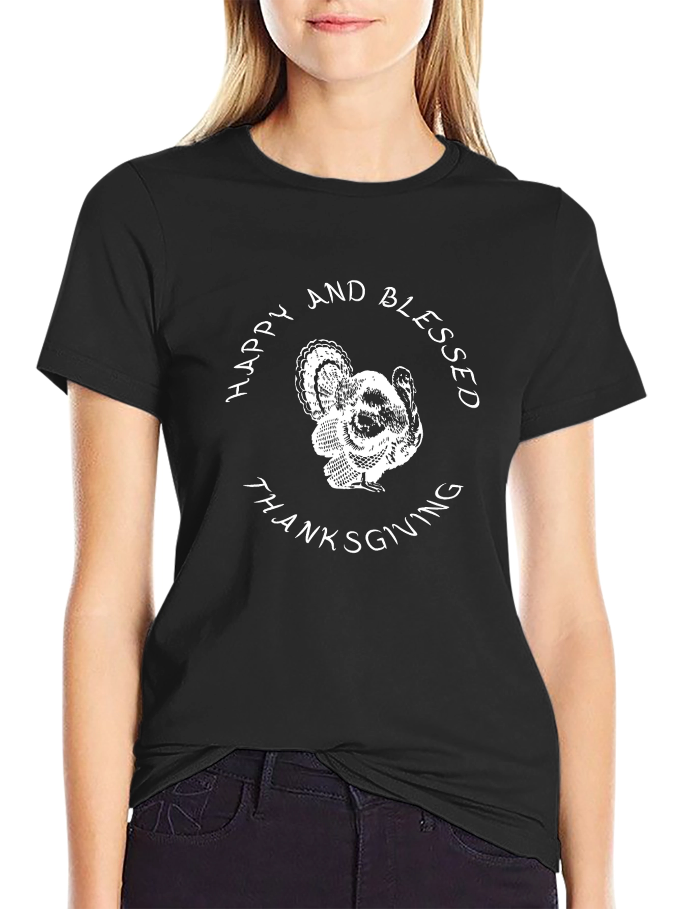 Happy and Blessed Thanksgiving Turkey T-Shirt