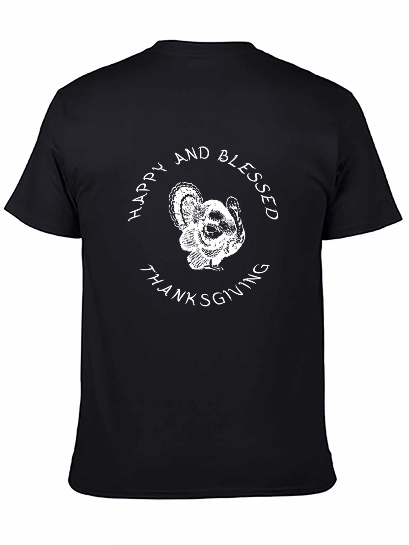 Happy and Blessed Thanksgiving Turkey T-Shirt