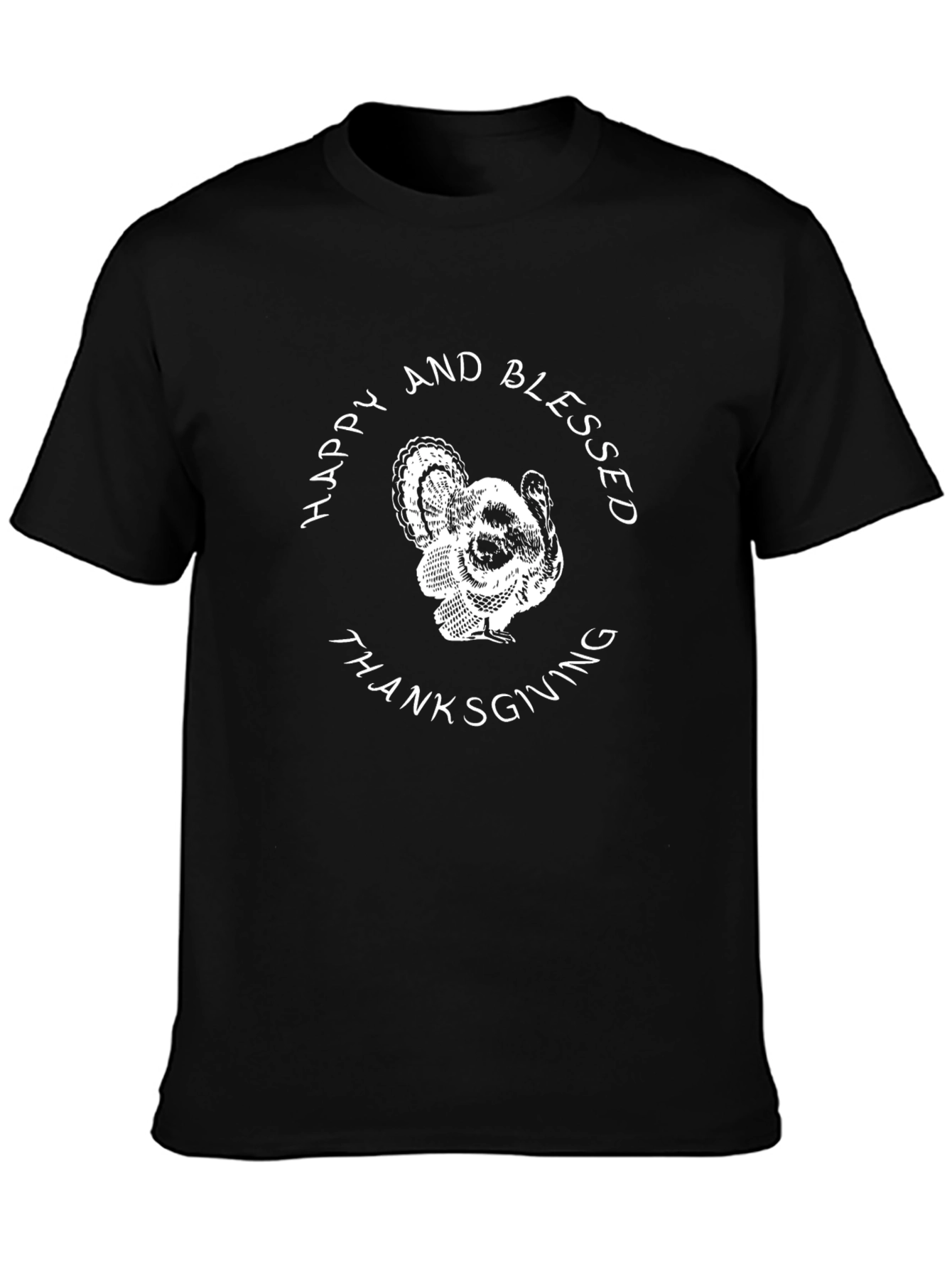 Happy and Blessed Thanksgiving Turkey T-Shirt