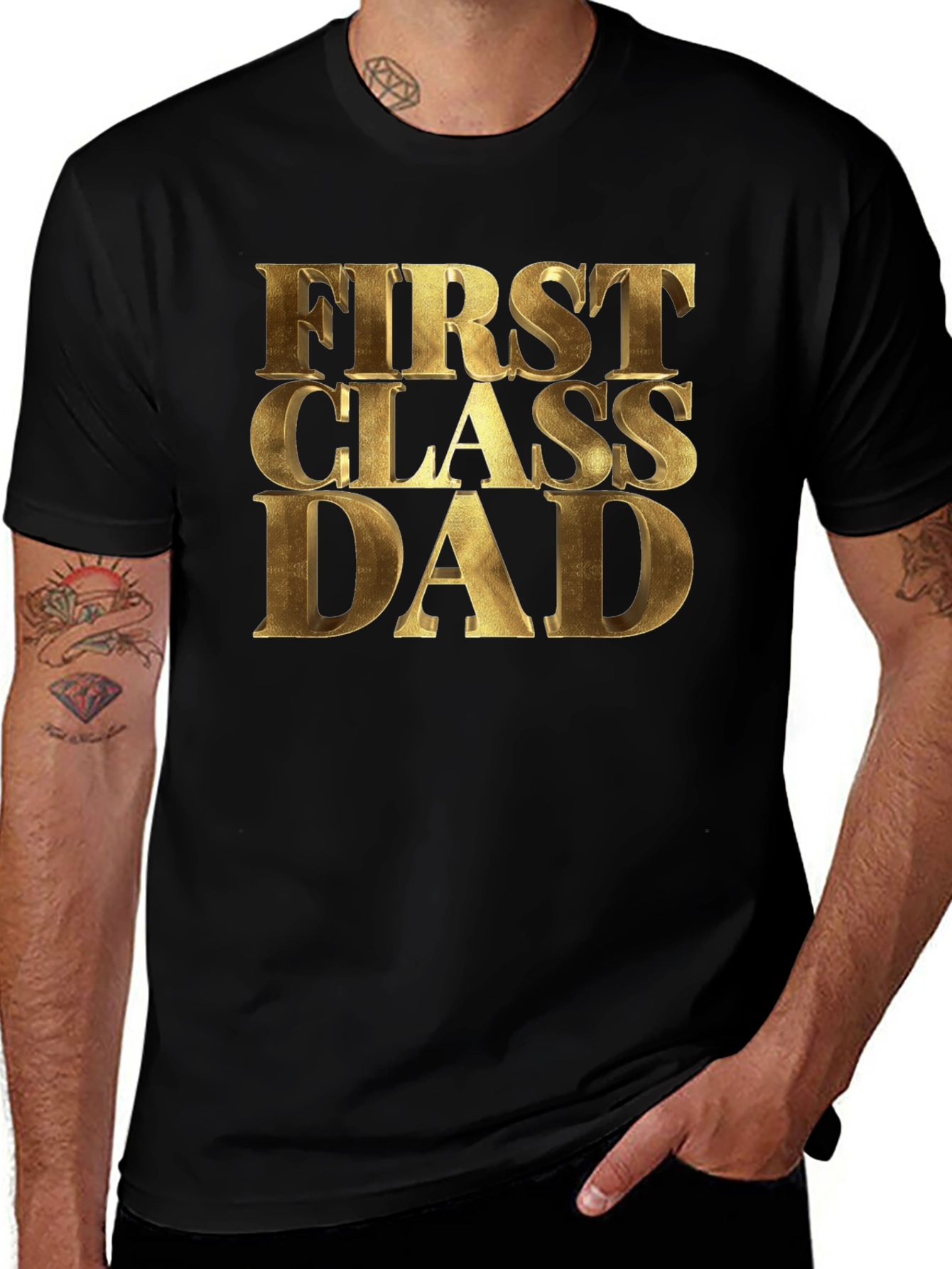 First Class Dad Graphic Tee