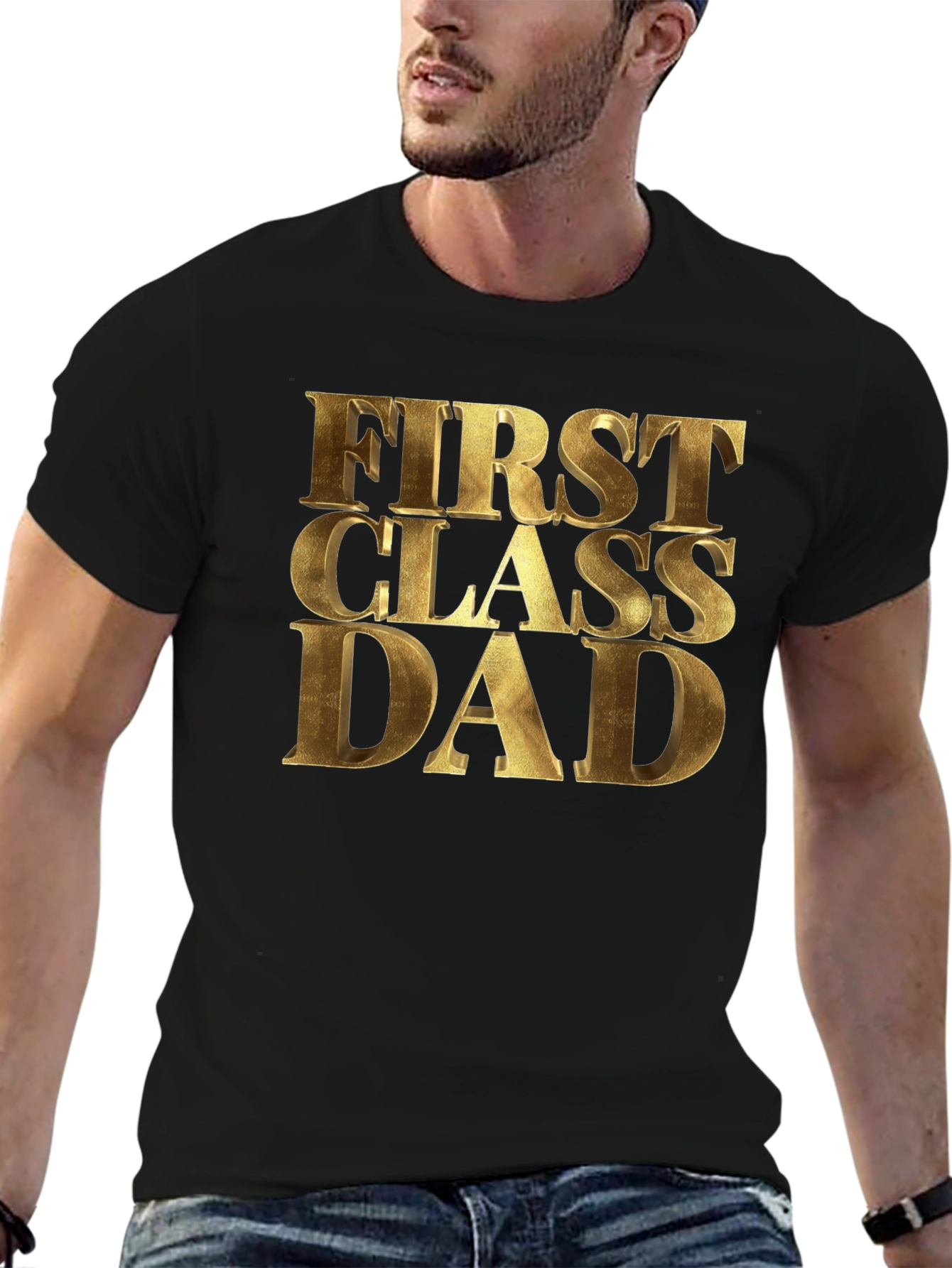 First Class Dad Graphic Tee