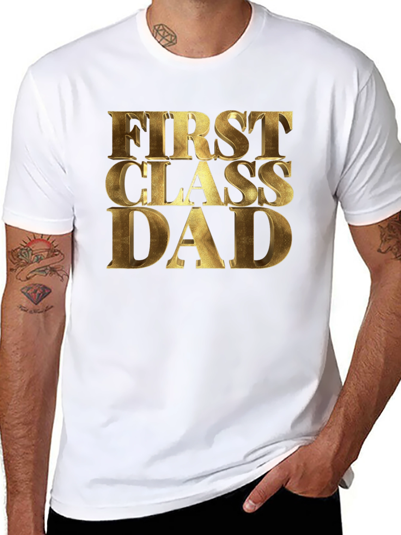 First Class Dad Graphic Tee