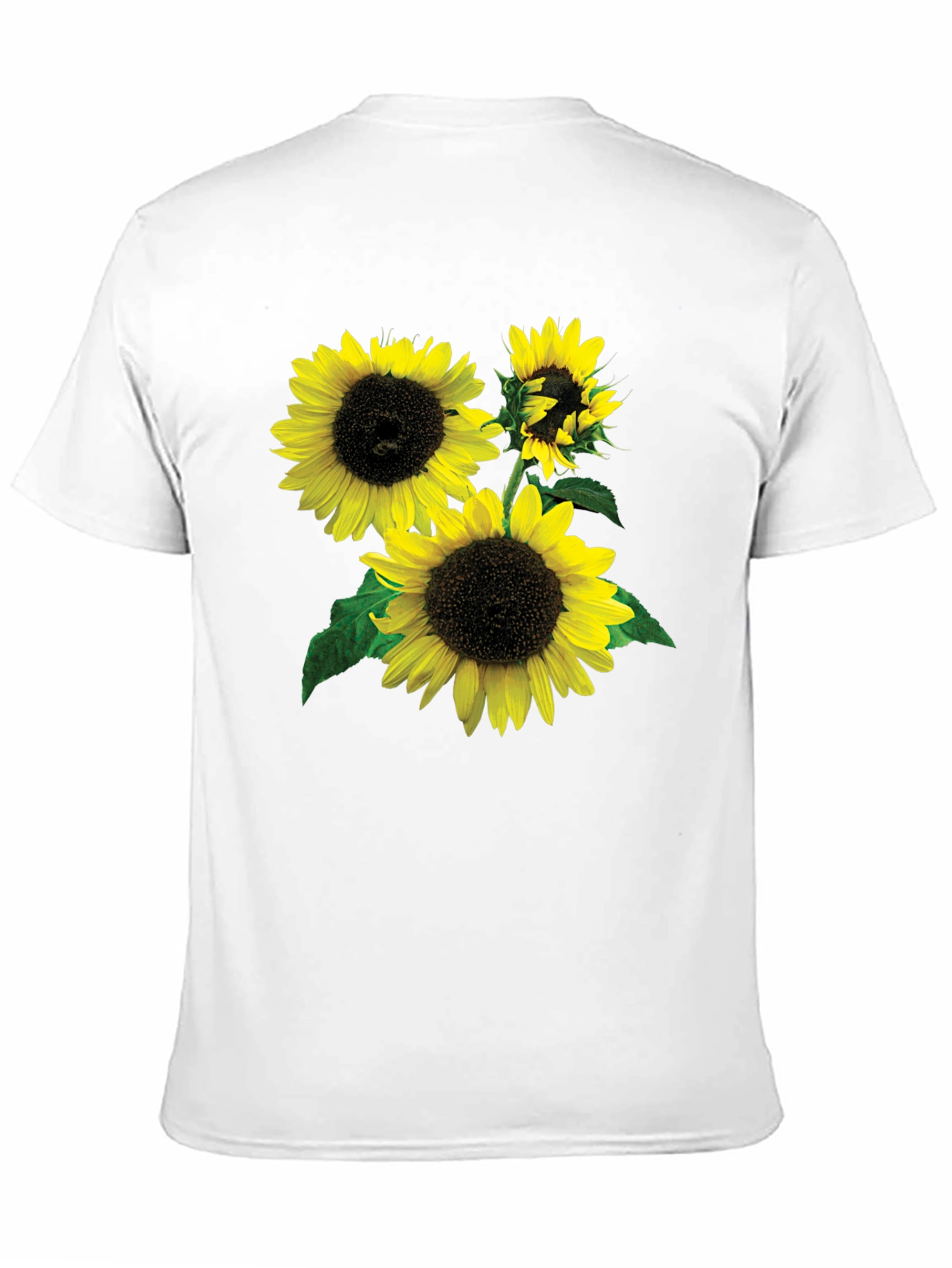 Sunflower Graphic Tee - Stylish Black T-Shirt