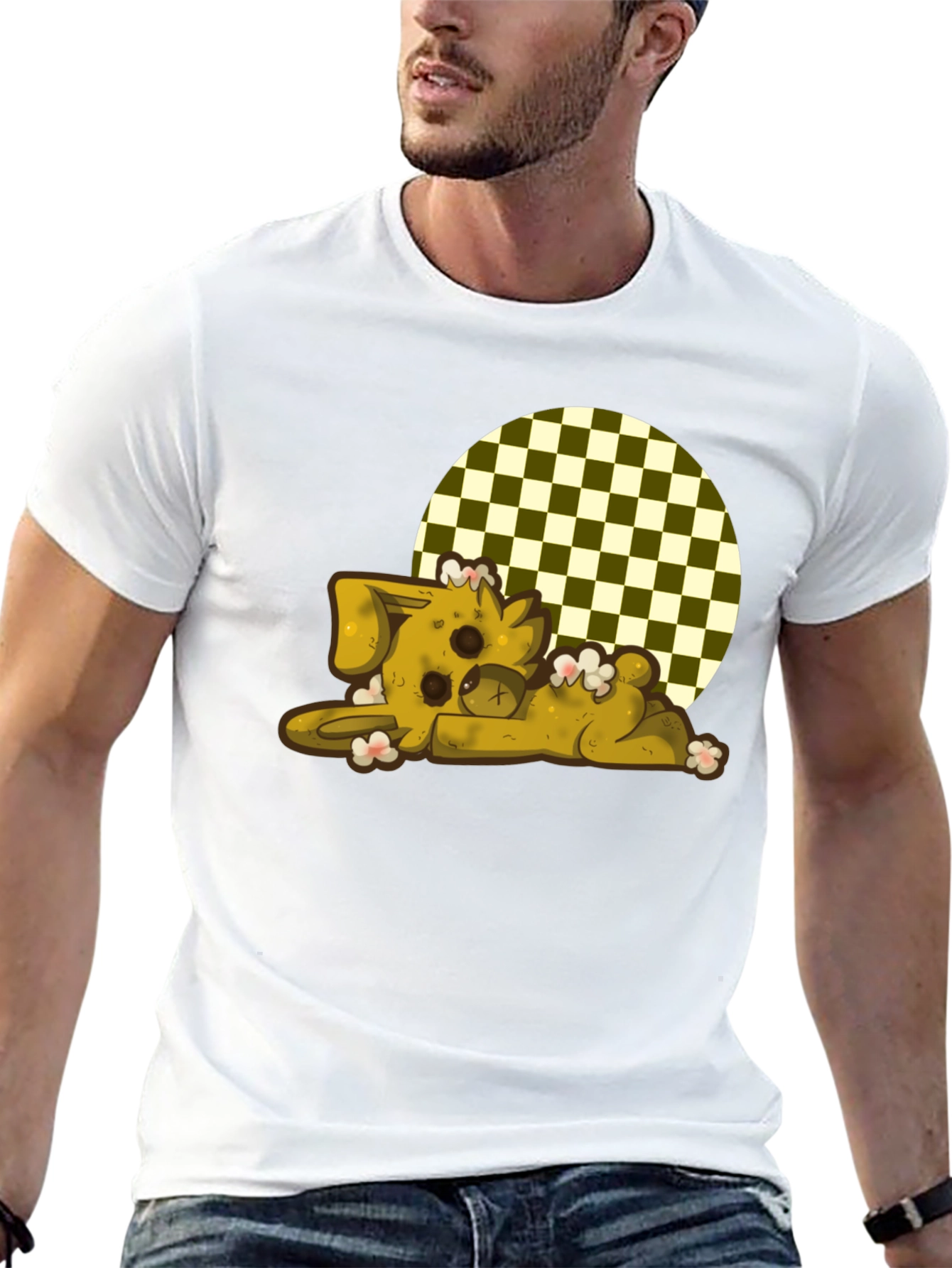 Stuffed Bunny Graphic Tee - Relaxed Fit