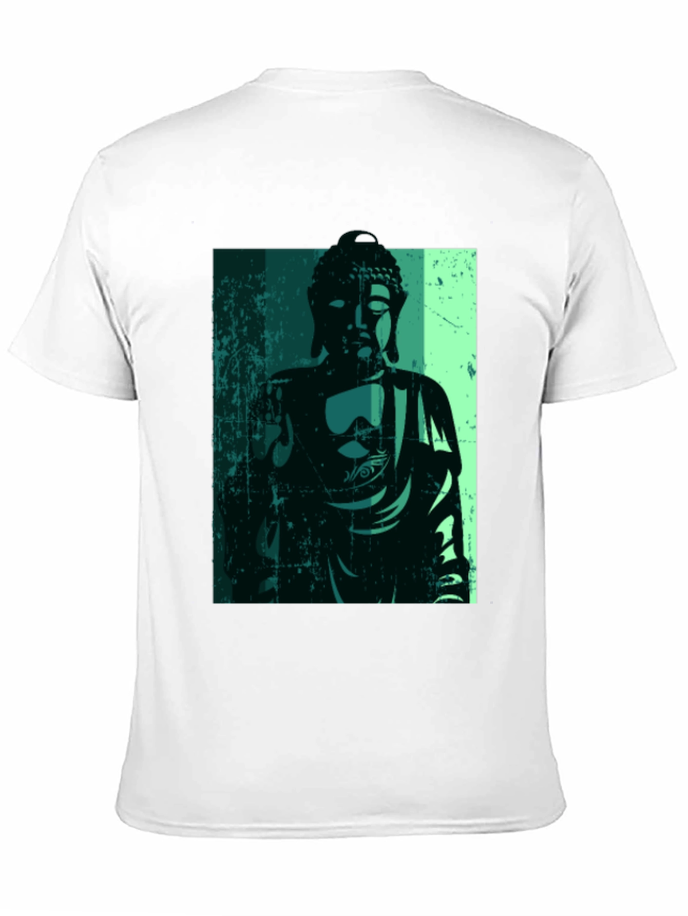 Buddha Graphic Print Black T-Shirt
