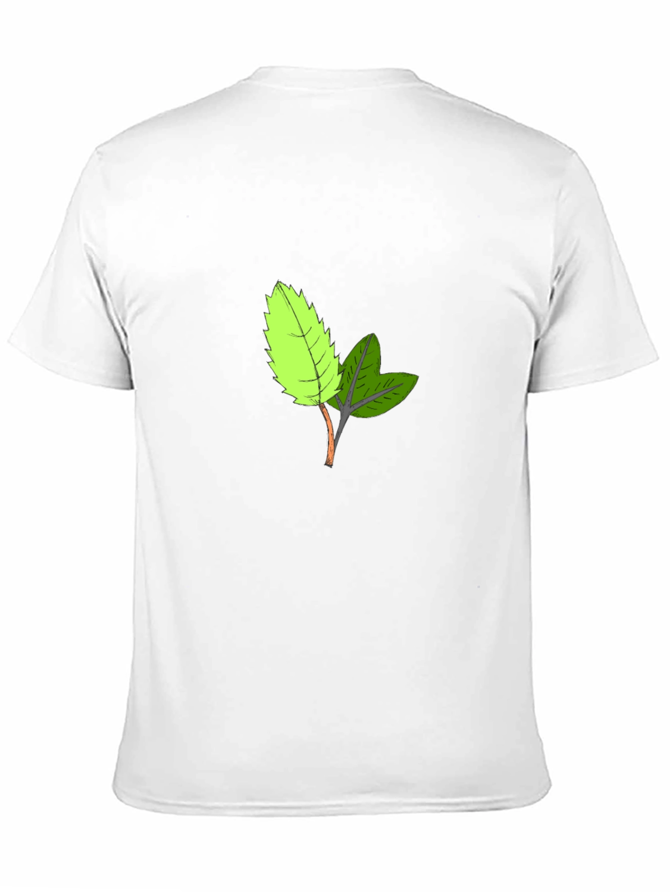 Leaf Print Tee - Casual Comfort Style
