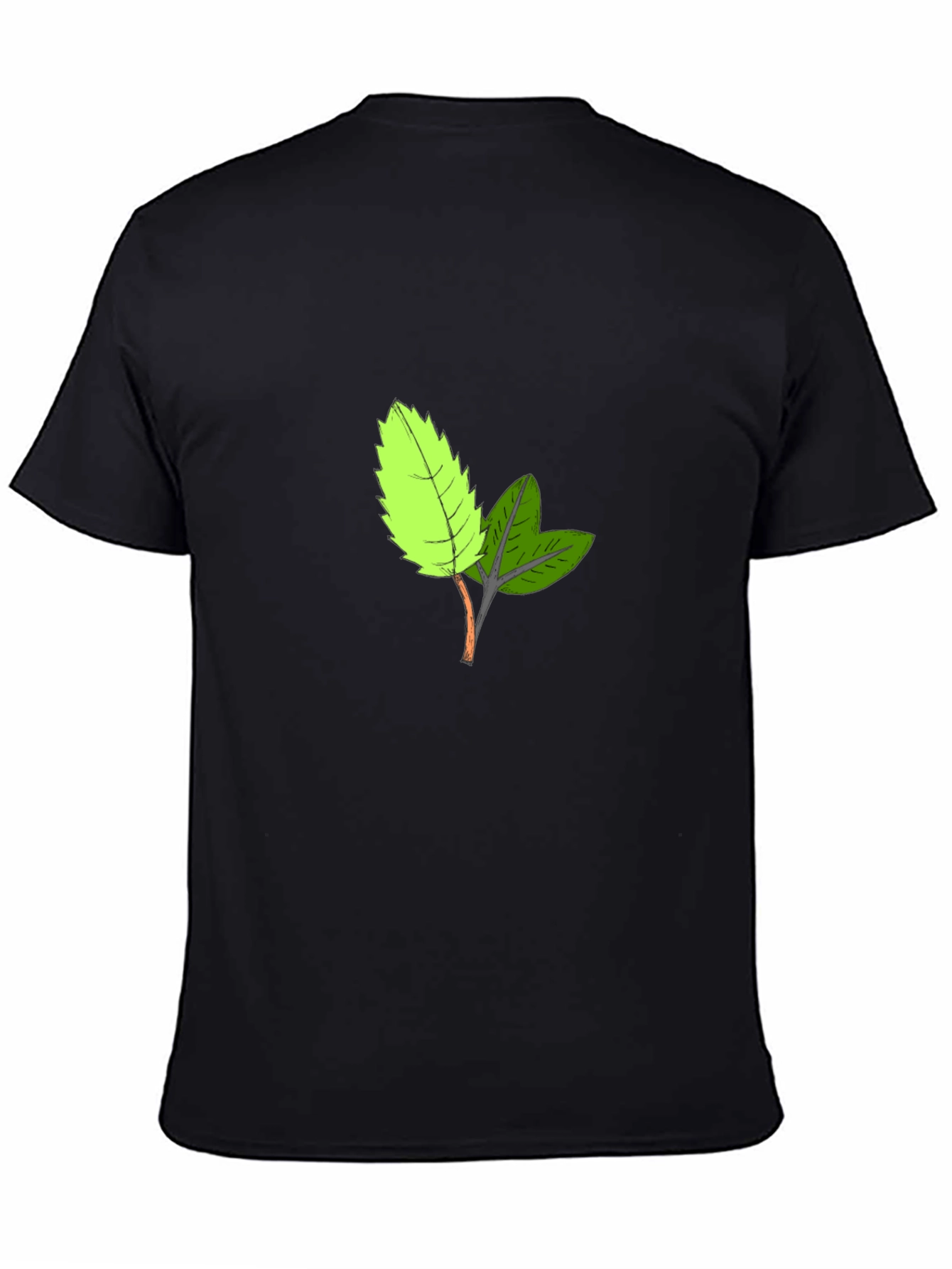 Leaf Print Tee - Casual Comfort Style