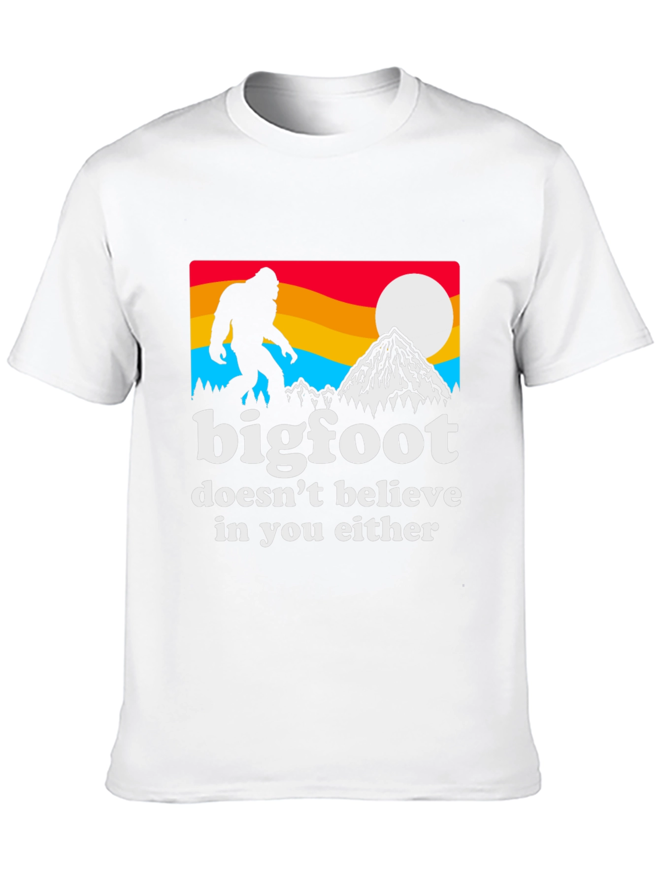 Bigfoot Believer T-Shirt - Funny Graphic Tee