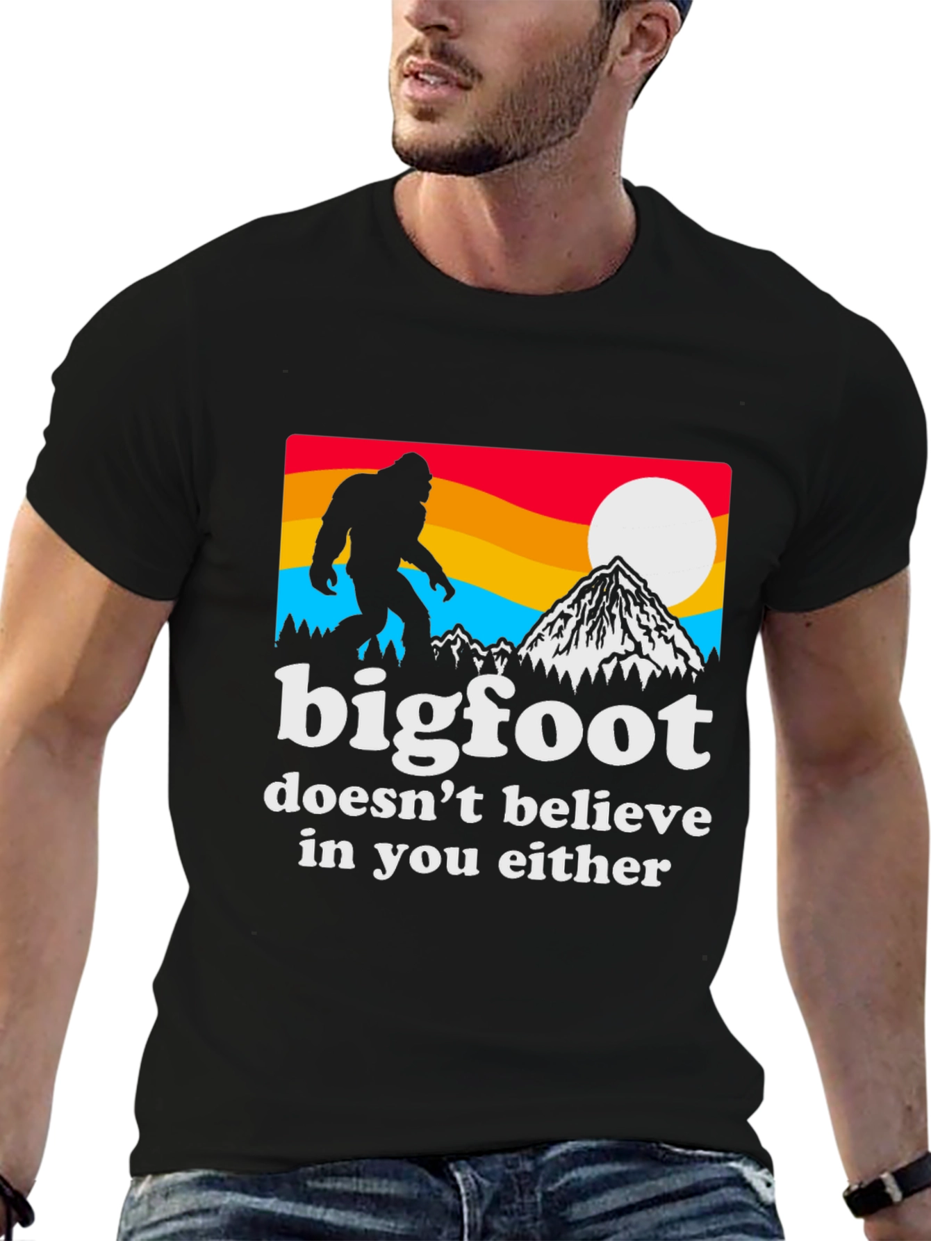 Bigfoot Believer T-Shirt - Funny Graphic Tee