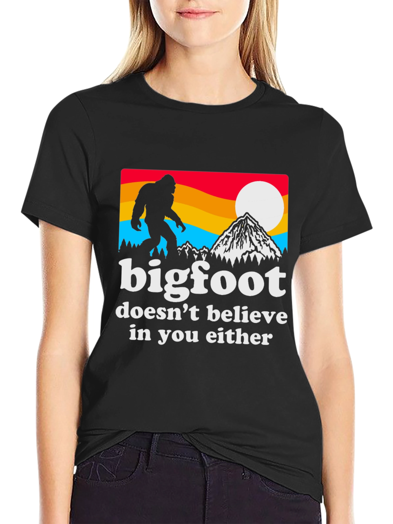 Bigfoot Believer T-Shirt - Funny Graphic Tee