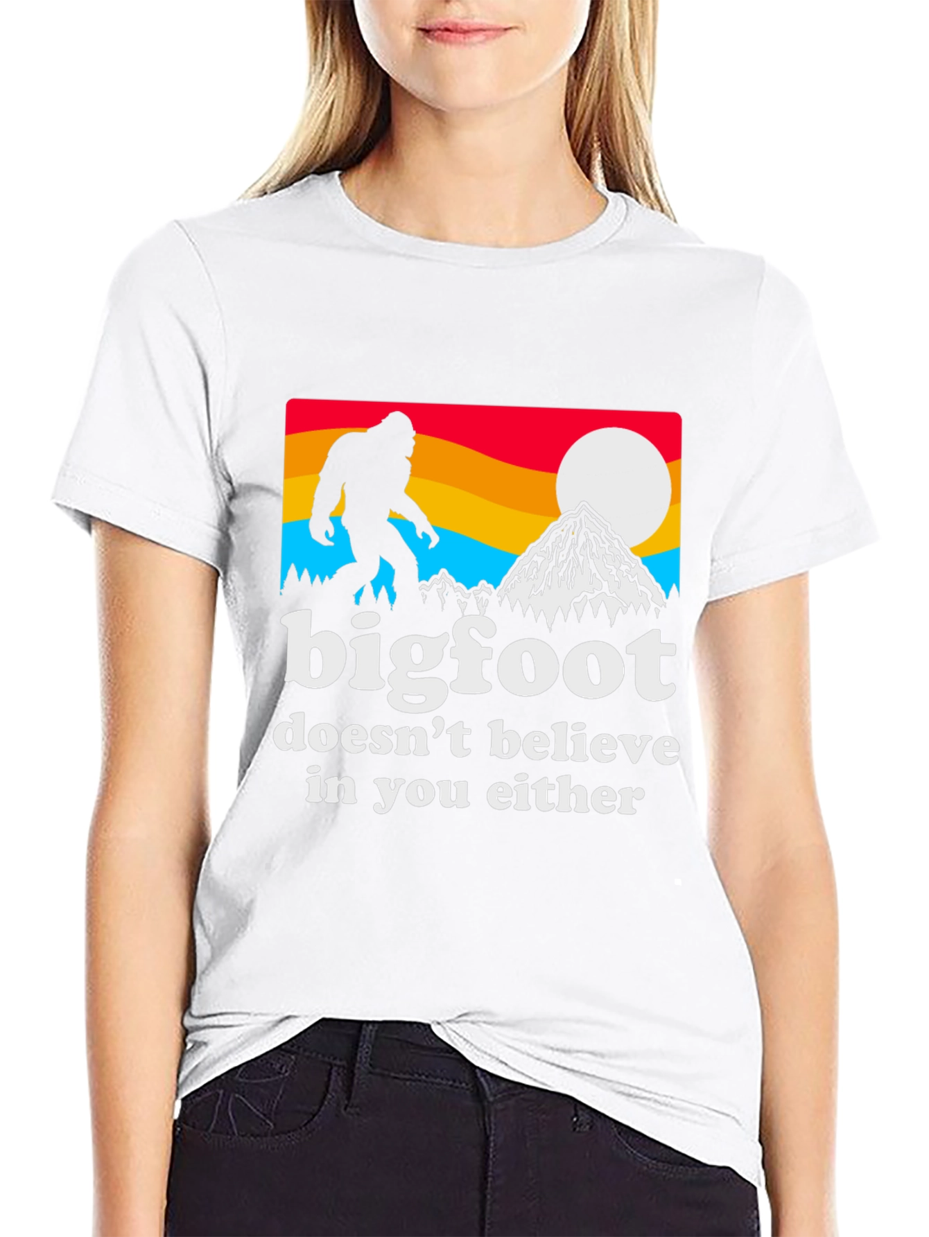 Bigfoot Believer T-Shirt - Funny Graphic Tee
