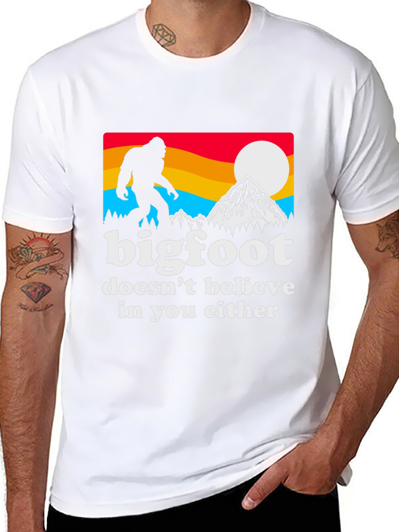 Bigfoot Believer T-Shirt - Funny Graphic Tee