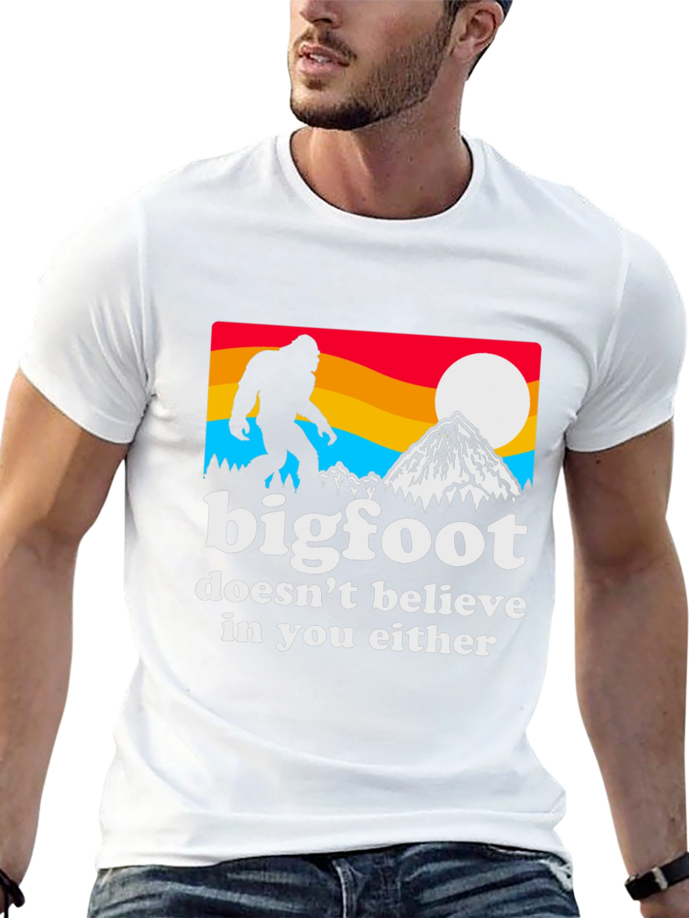 Bigfoot Believer T-Shirt - Funny Graphic Tee