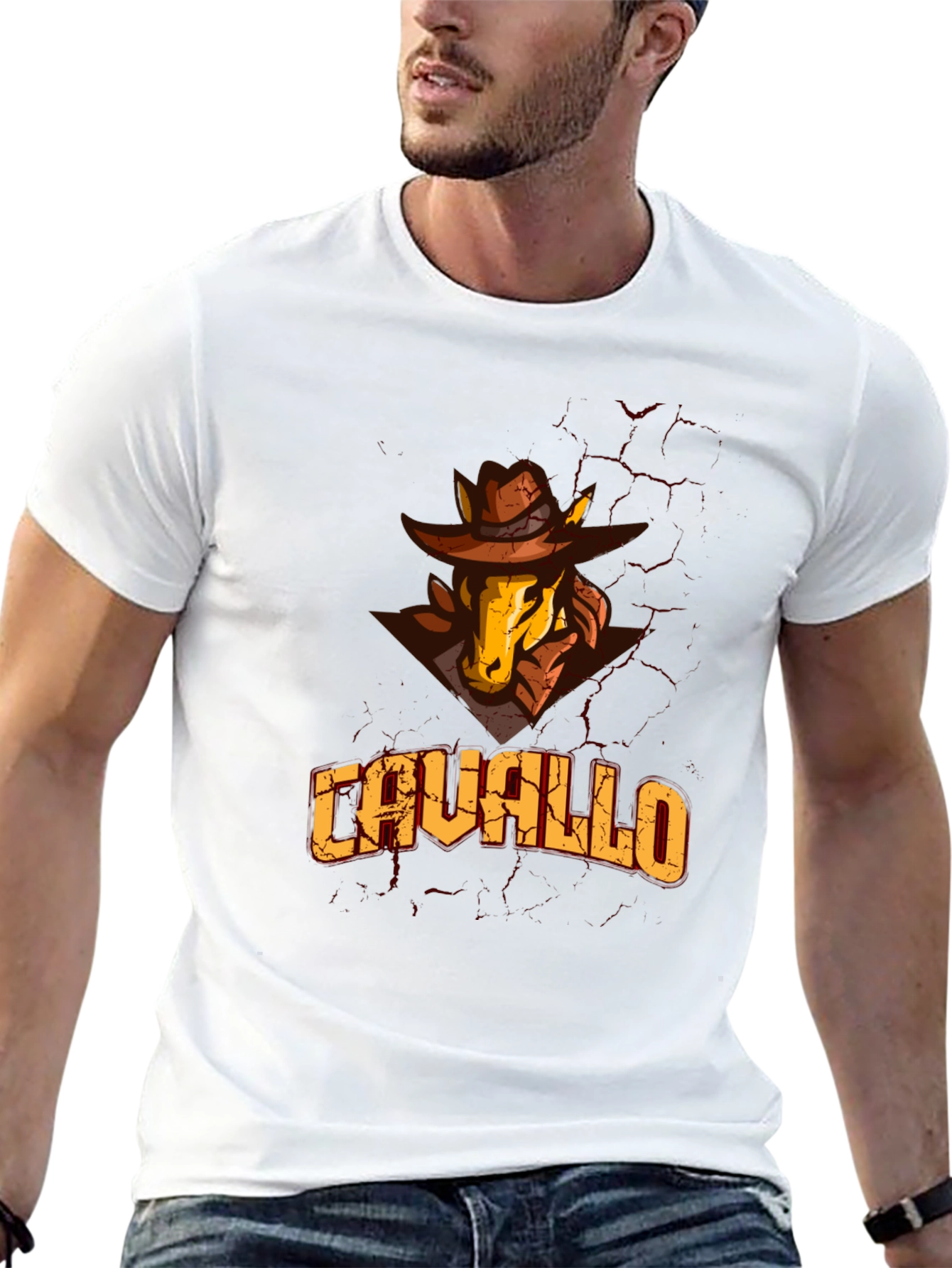Cavallo Graphic Tee - Cowboy Horse T-Shirt