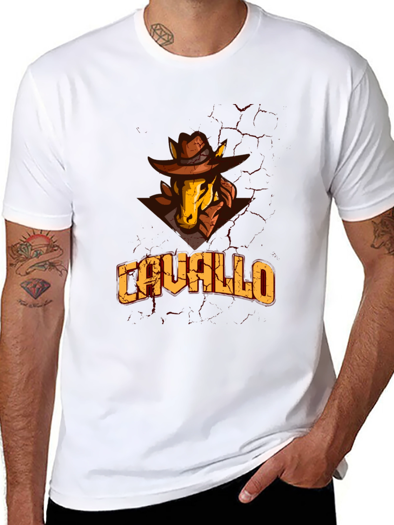 Cavallo Graphic Tee - Cowboy Horse T-Shirt