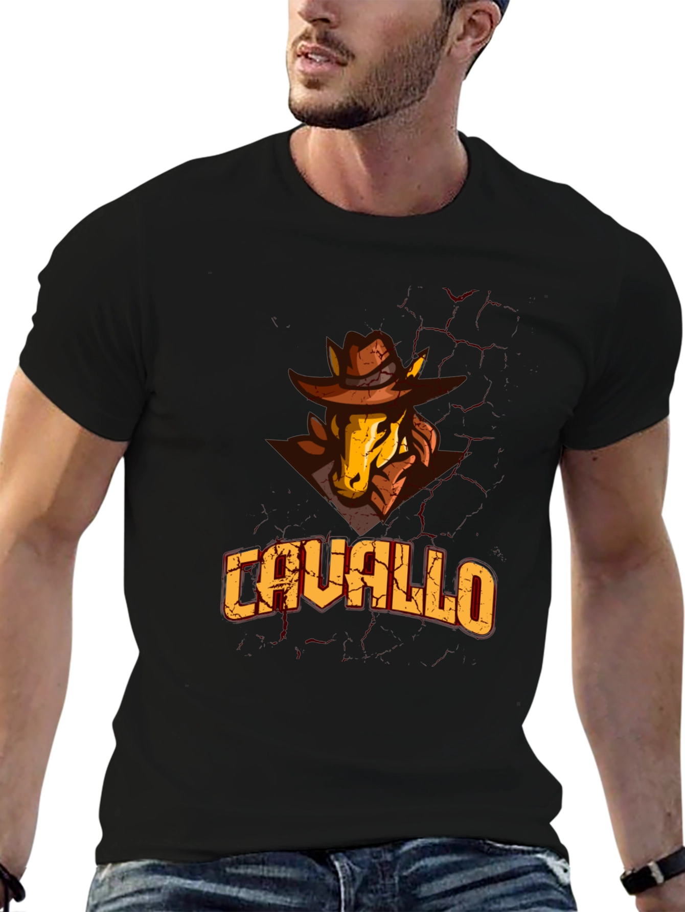 Cavallo Graphic Tee - Cowboy Horse T-Shirt