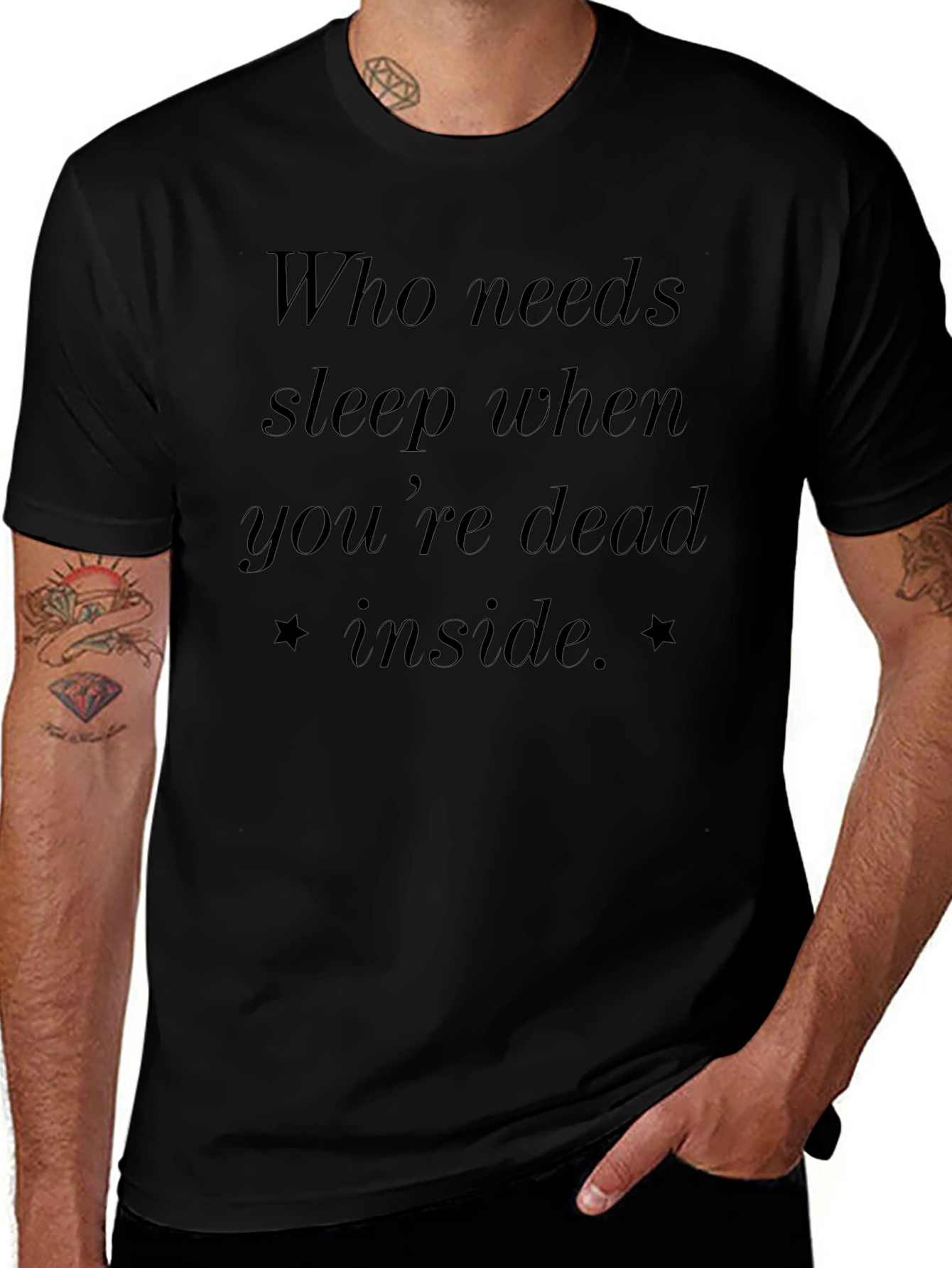 Who Needs Sleep T-Shirt - Funny Sarcastic Tee