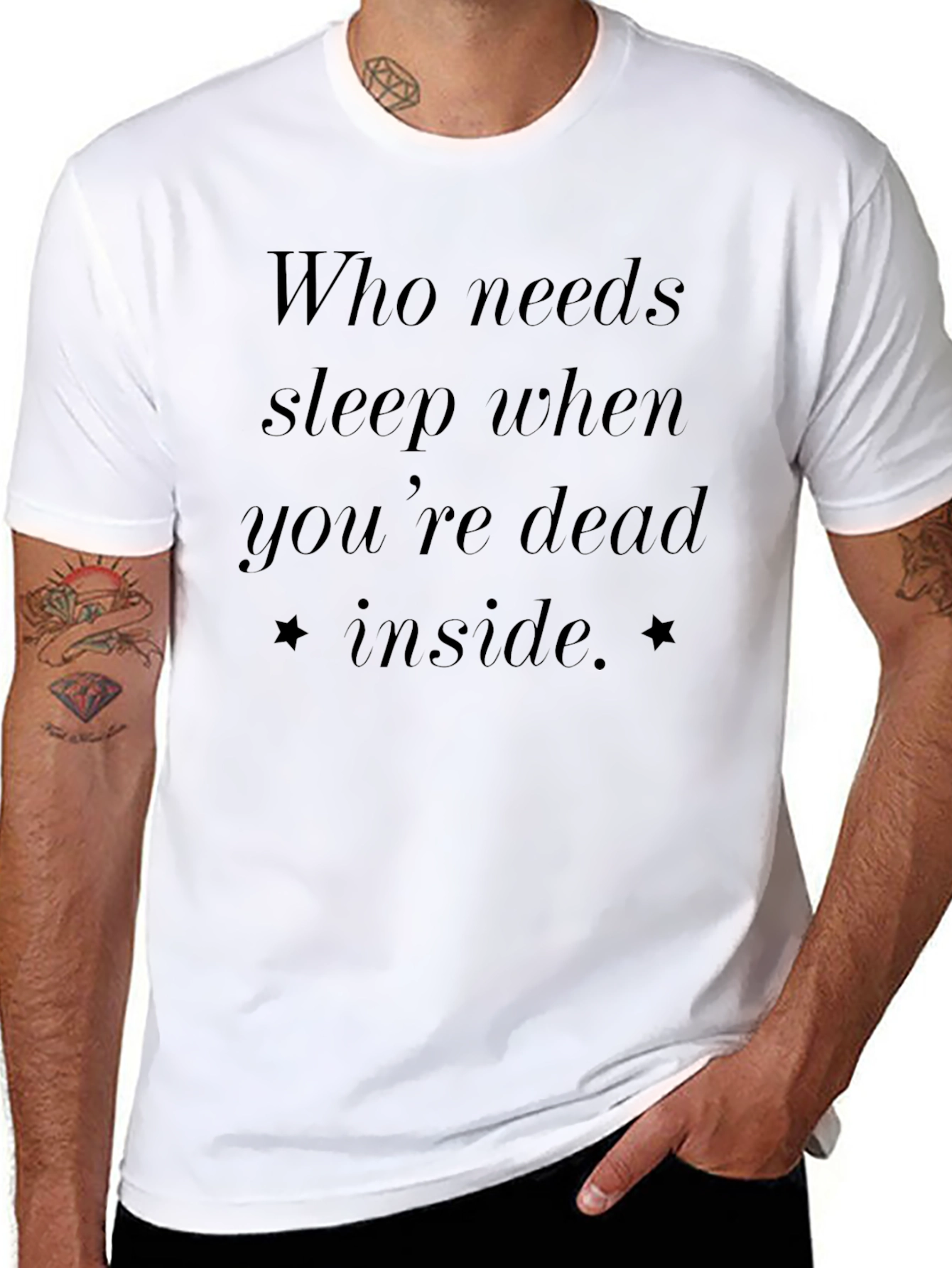 Who Needs Sleep T-Shirt - Funny Sarcastic Tee