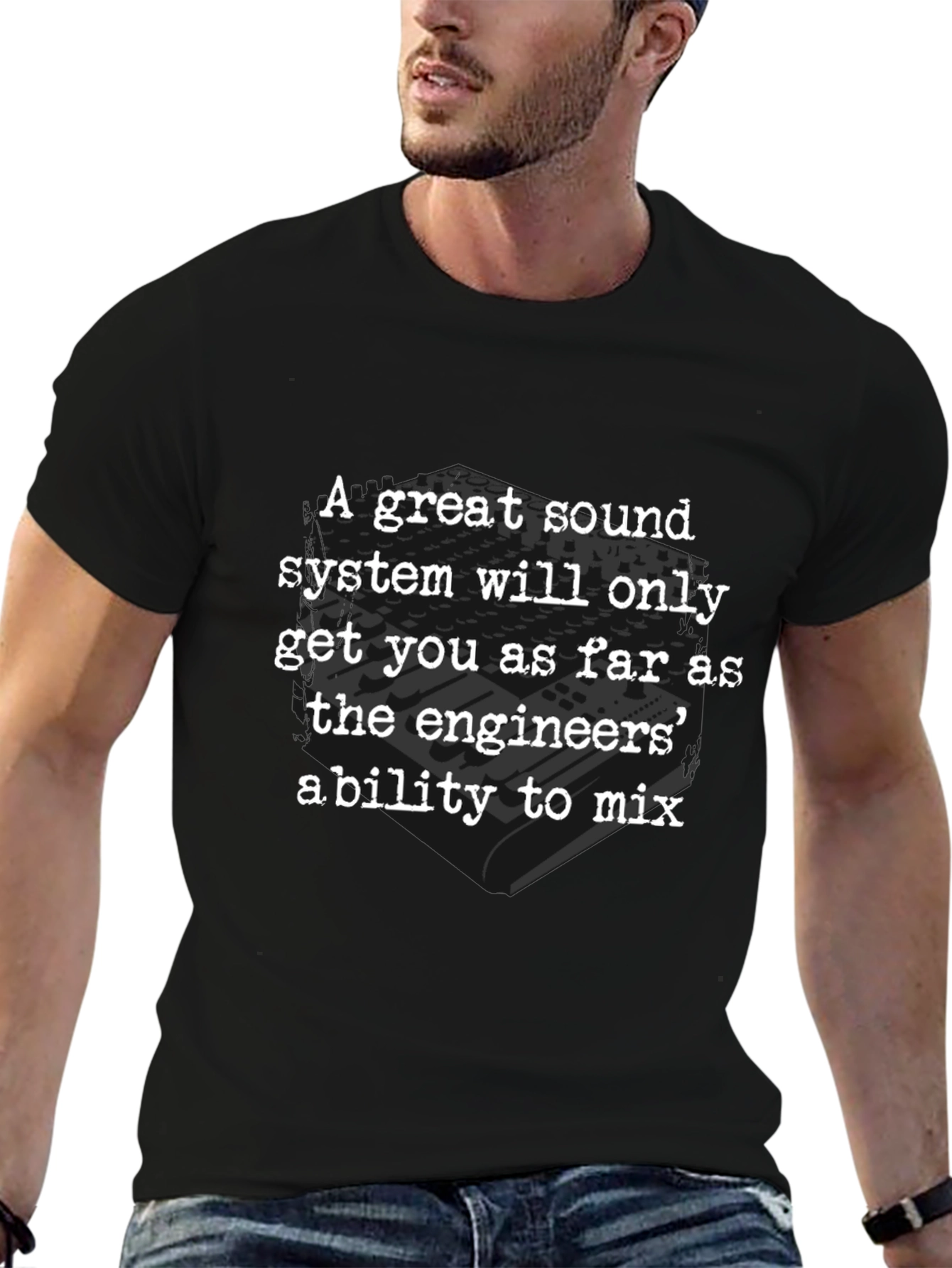 Sound Engineer T-Shirt - Audio Mixing Funny Tee