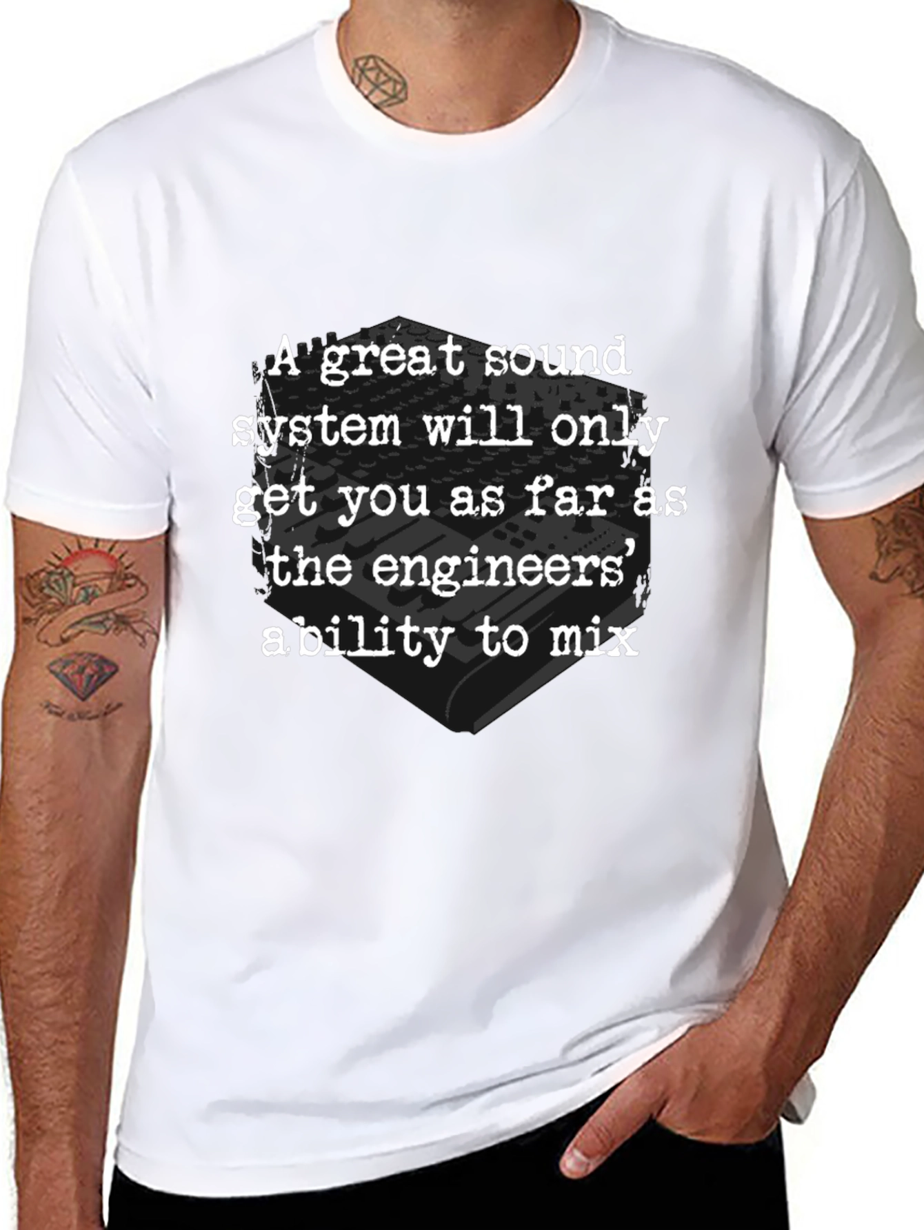Sound Engineer T-Shirt - Audio Mixing Funny Tee