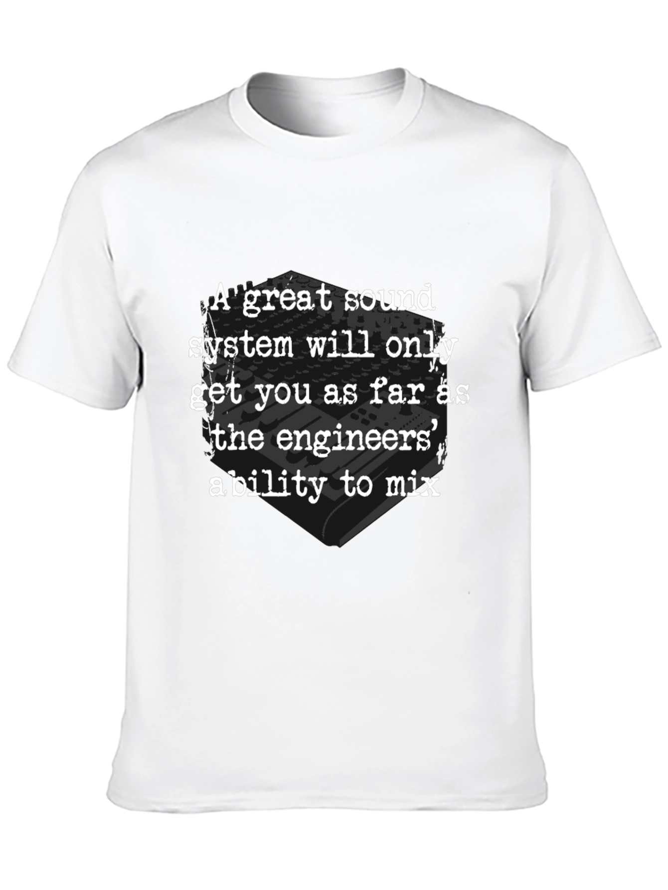 Sound Engineer T-Shirt - Audio Mixing Funny Tee