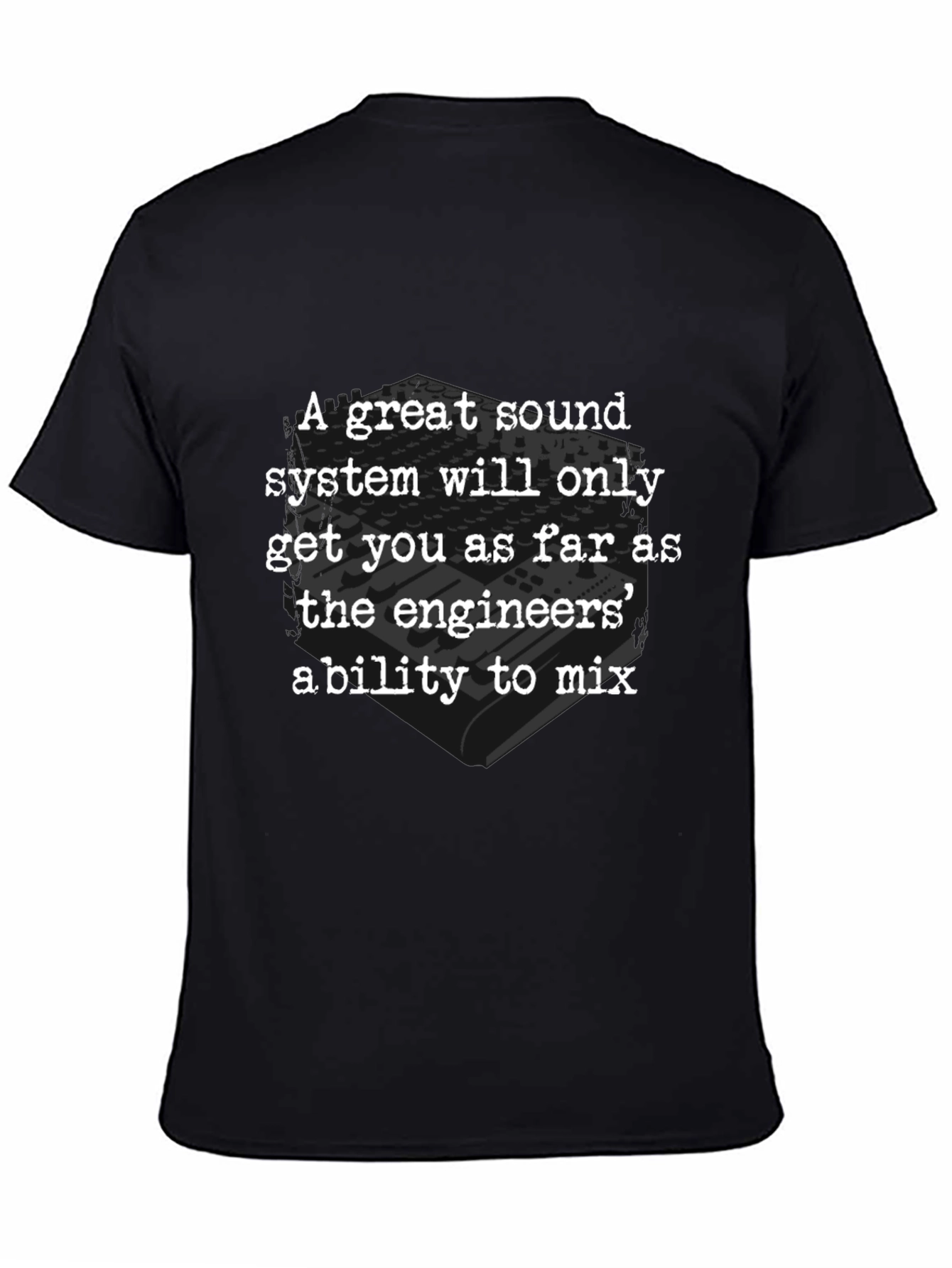 Sound Engineer T-Shirt - Audio Mixing Funny Tee