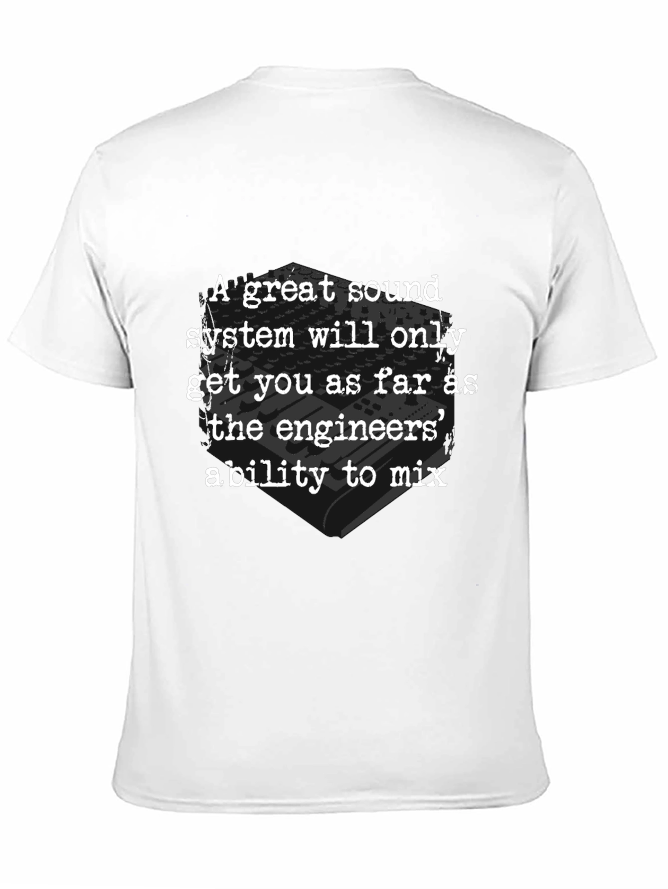 Sound Engineer T-Shirt - Audio Mixing Funny Tee