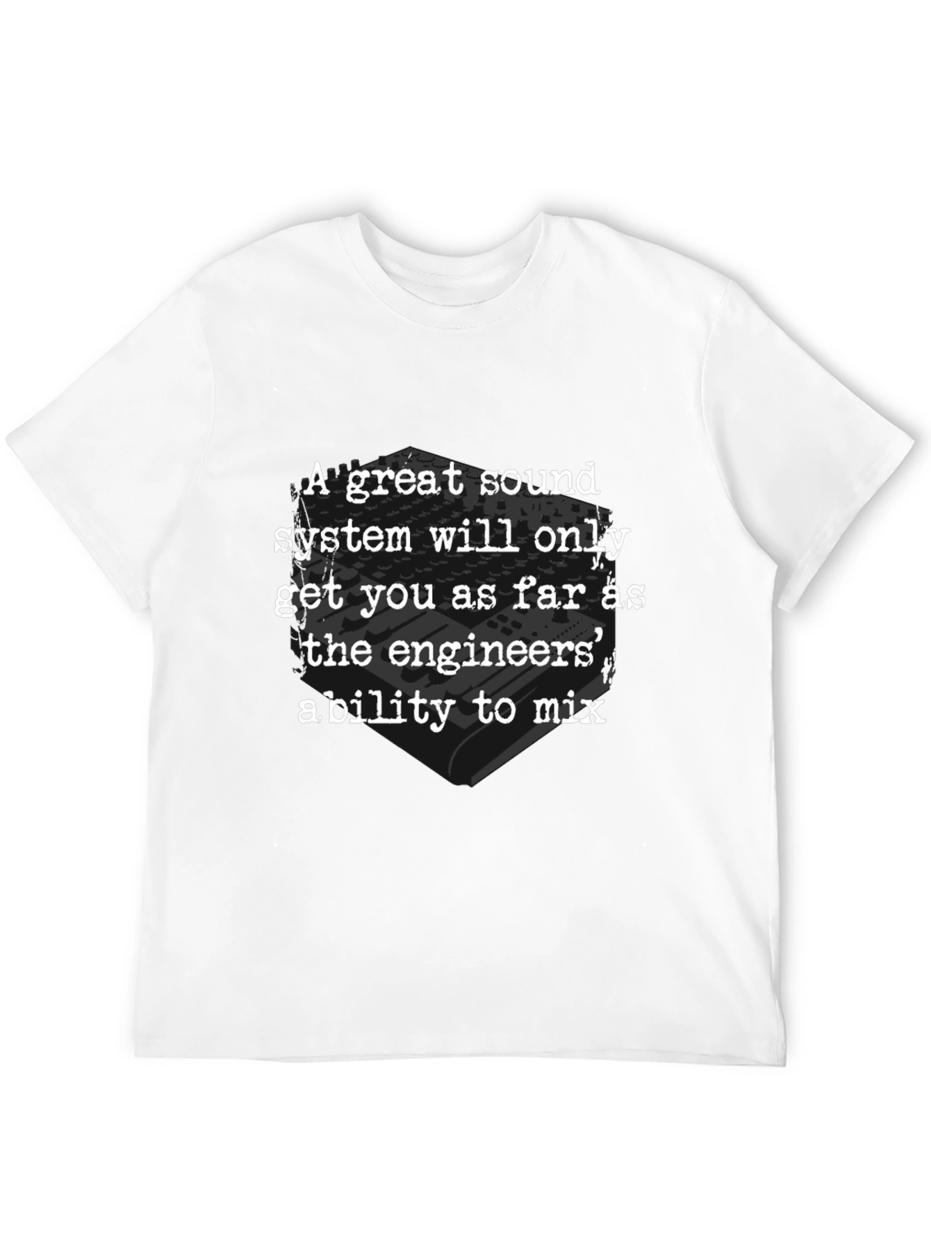 Sound Engineer T-Shirt - Audio Mixing Funny Tee