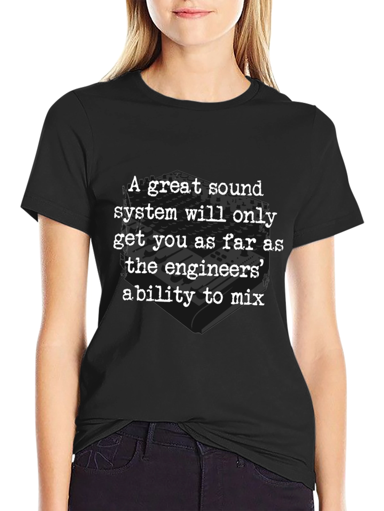 Sound Engineer T-Shirt - Audio Mixing Funny Tee