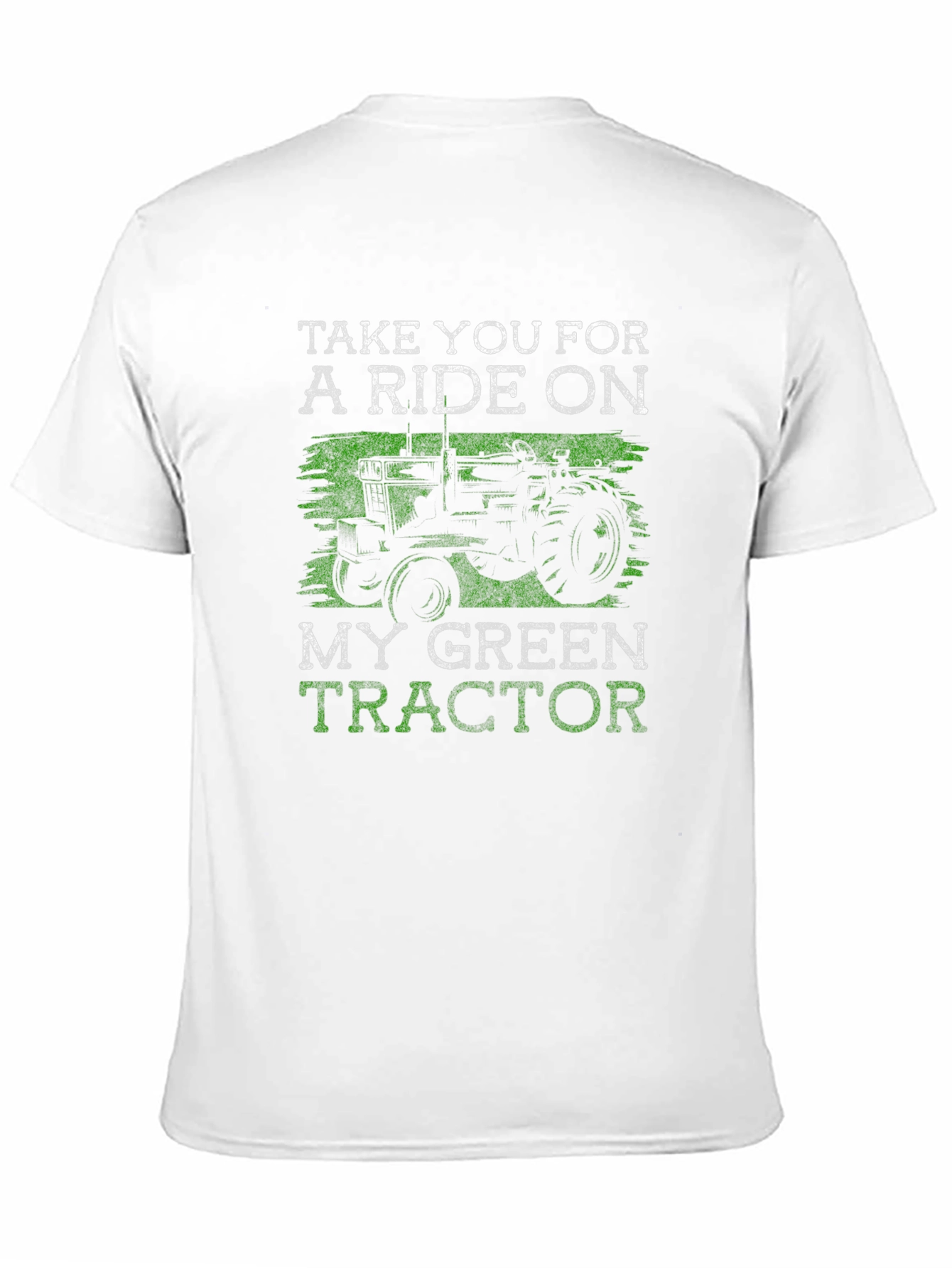 Green Tractor Ride Graphic Tee