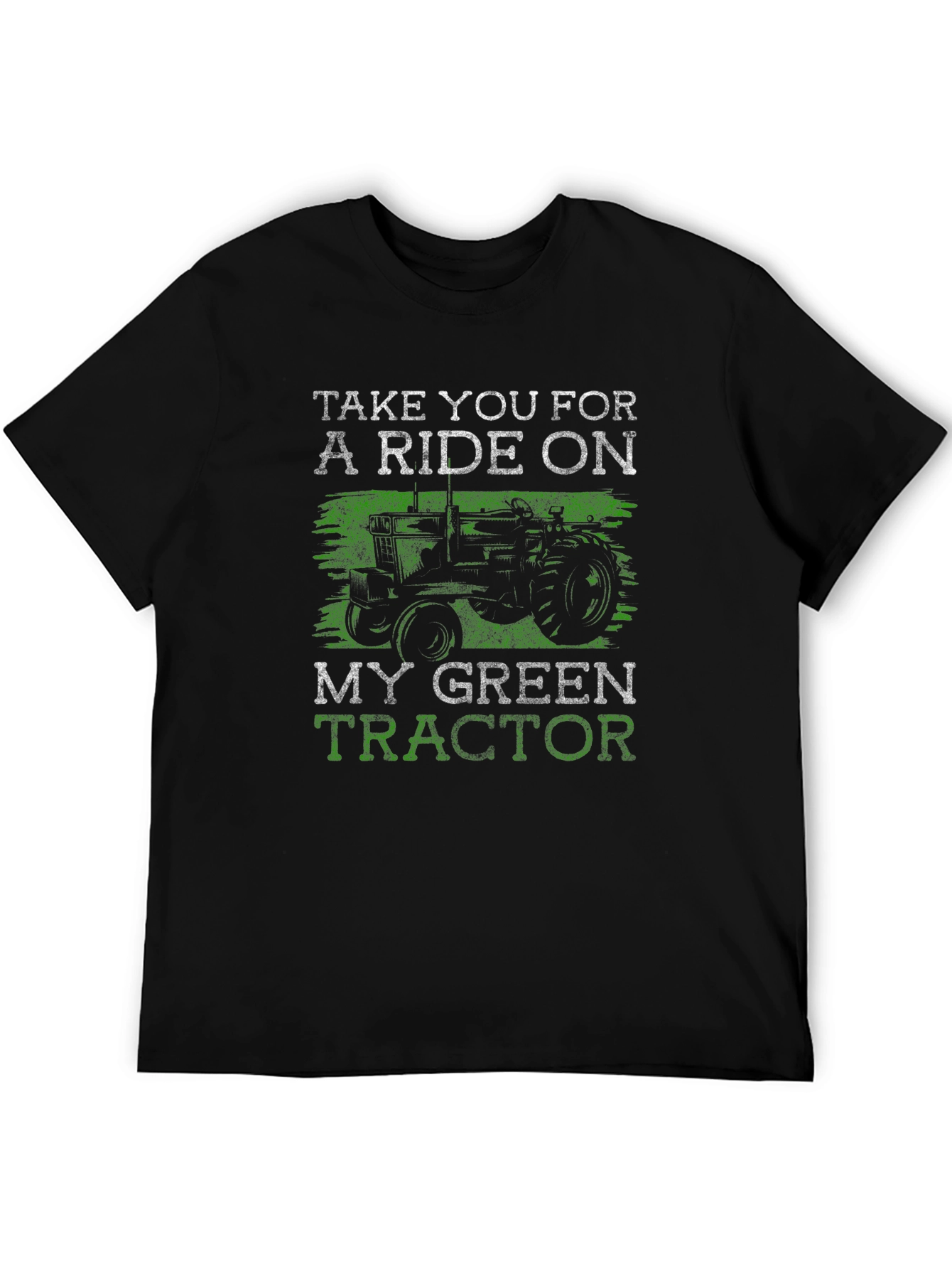 Green Tractor Ride Graphic Tee