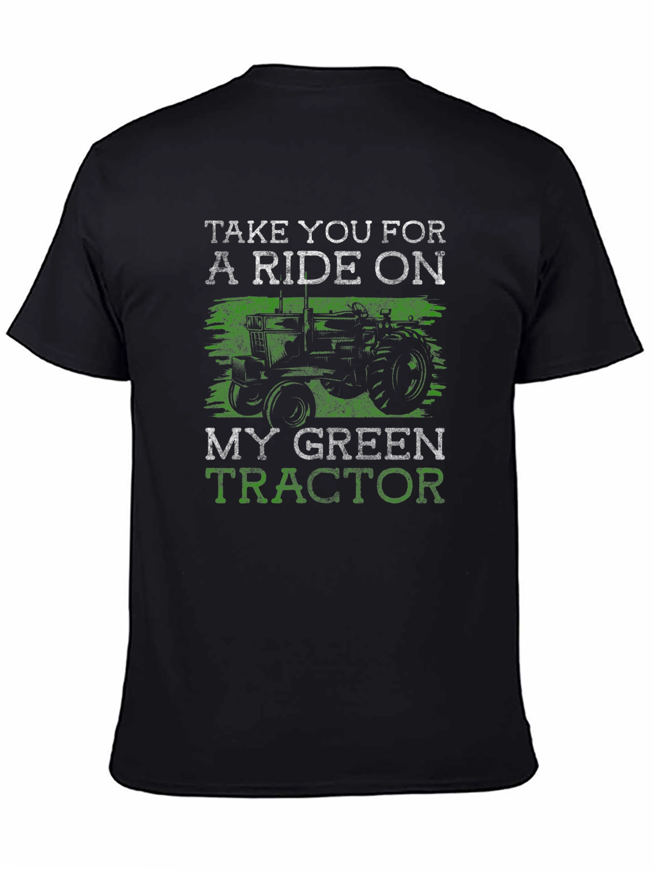 Green Tractor Ride Graphic Tee