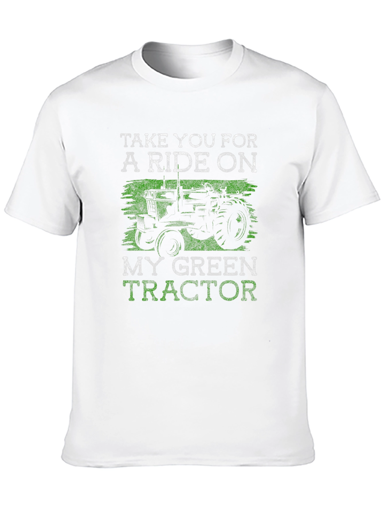 Green Tractor Ride Graphic Tee
