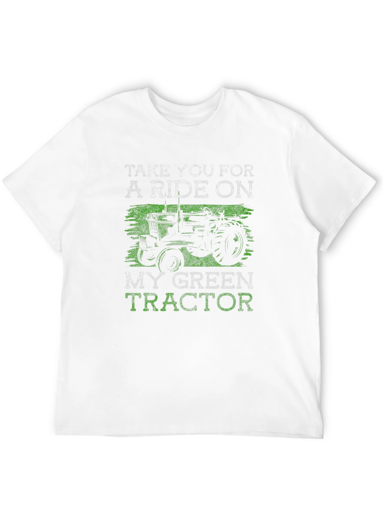 Green Tractor Ride Graphic Tee