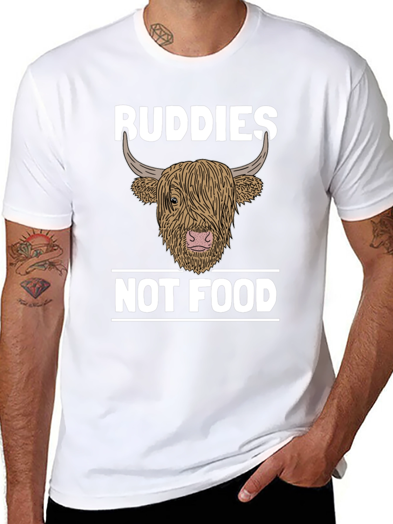 Buddies Not Food Graphic Tee