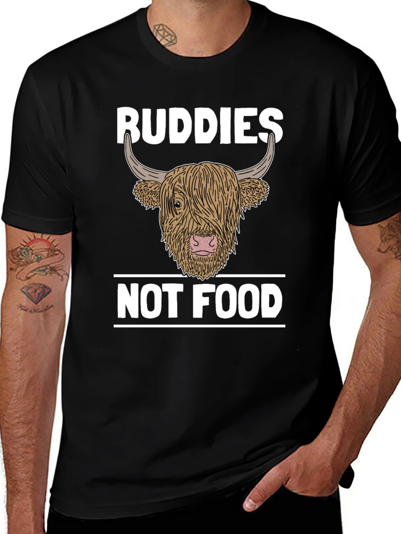 Buddies Not Food Graphic Tee