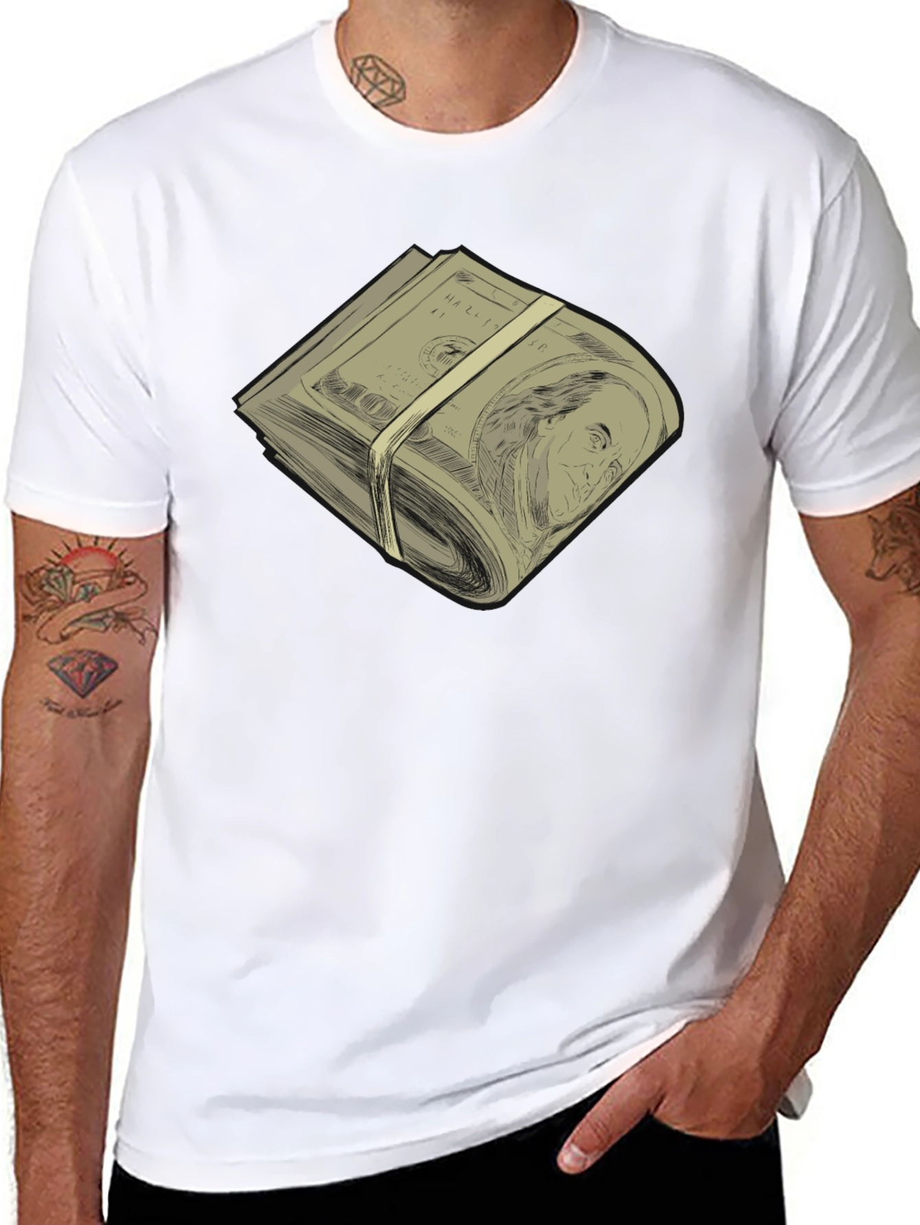 Cash Money Black T-Shirt - Stylish Design