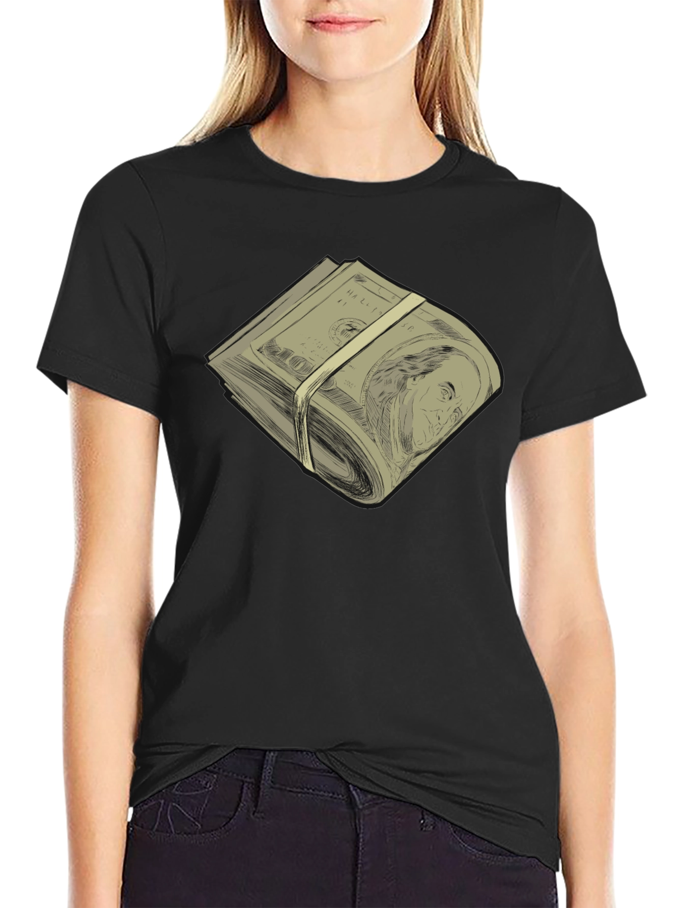 Cash Money Black T-Shirt - Stylish Design