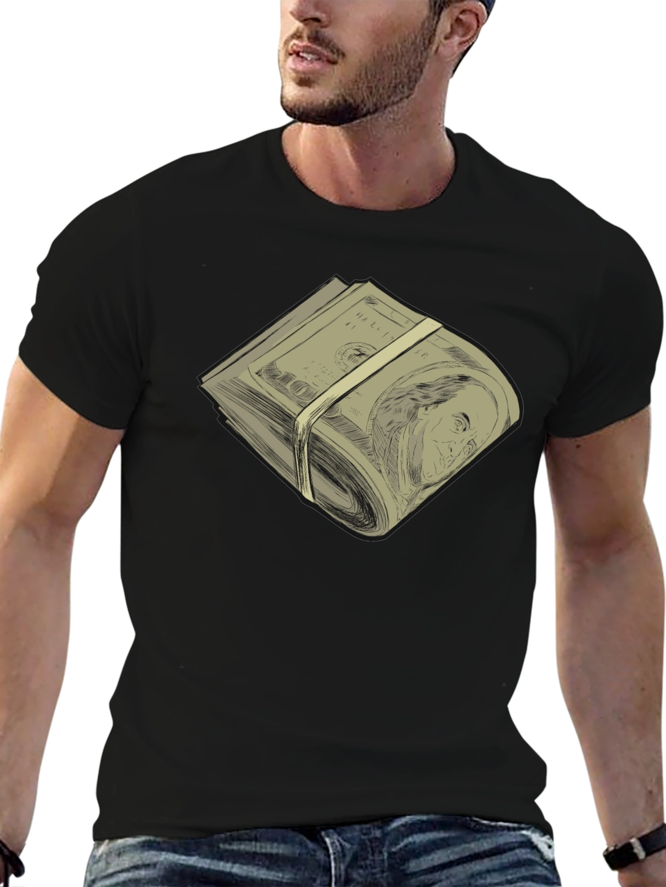 Cash Money Black T-Shirt - Stylish Design